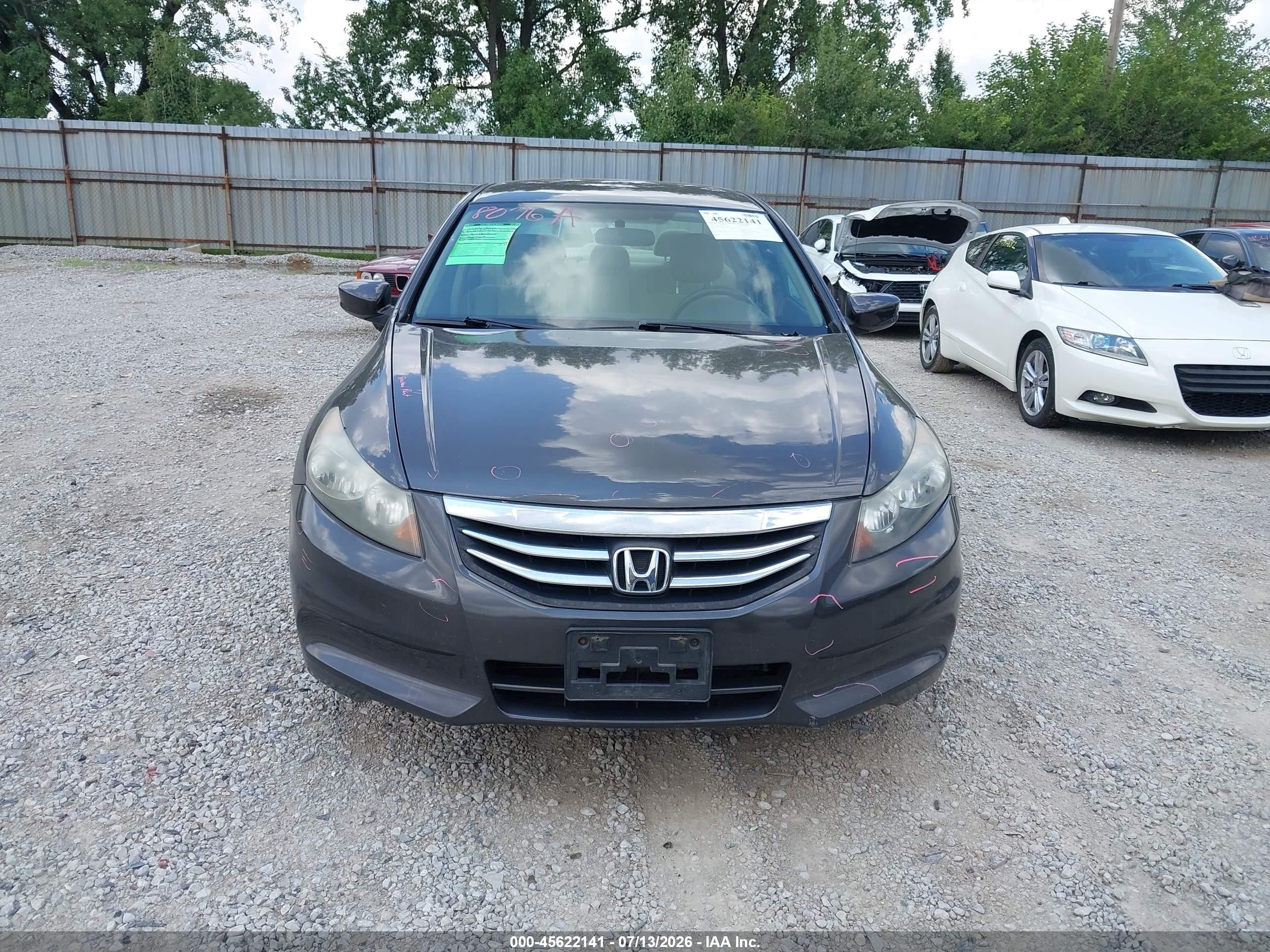 2012 Honda Accord 2.4 Lx-p Black vin: 1HGCP2F49CA103030