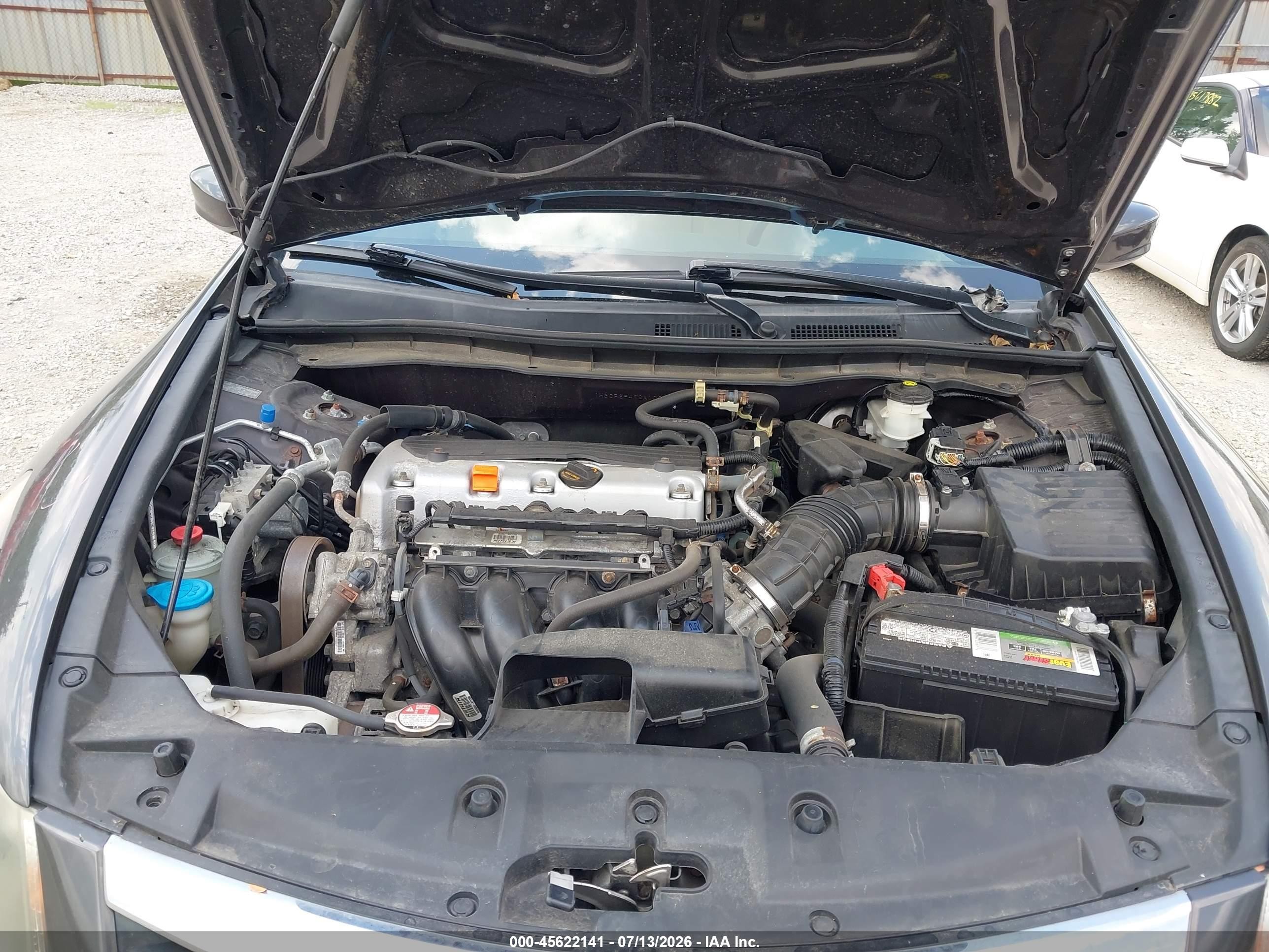 2012 Honda Accord 2.4 Lx-p Black vin: 1HGCP2F49CA103030