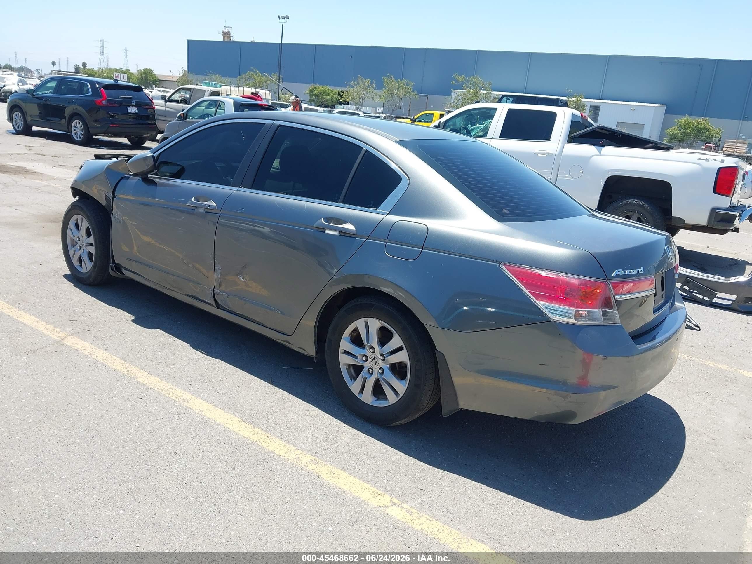 2012 Honda Accord 2.4 Lx-p Gray vin: 1HGCP2F49CA186474