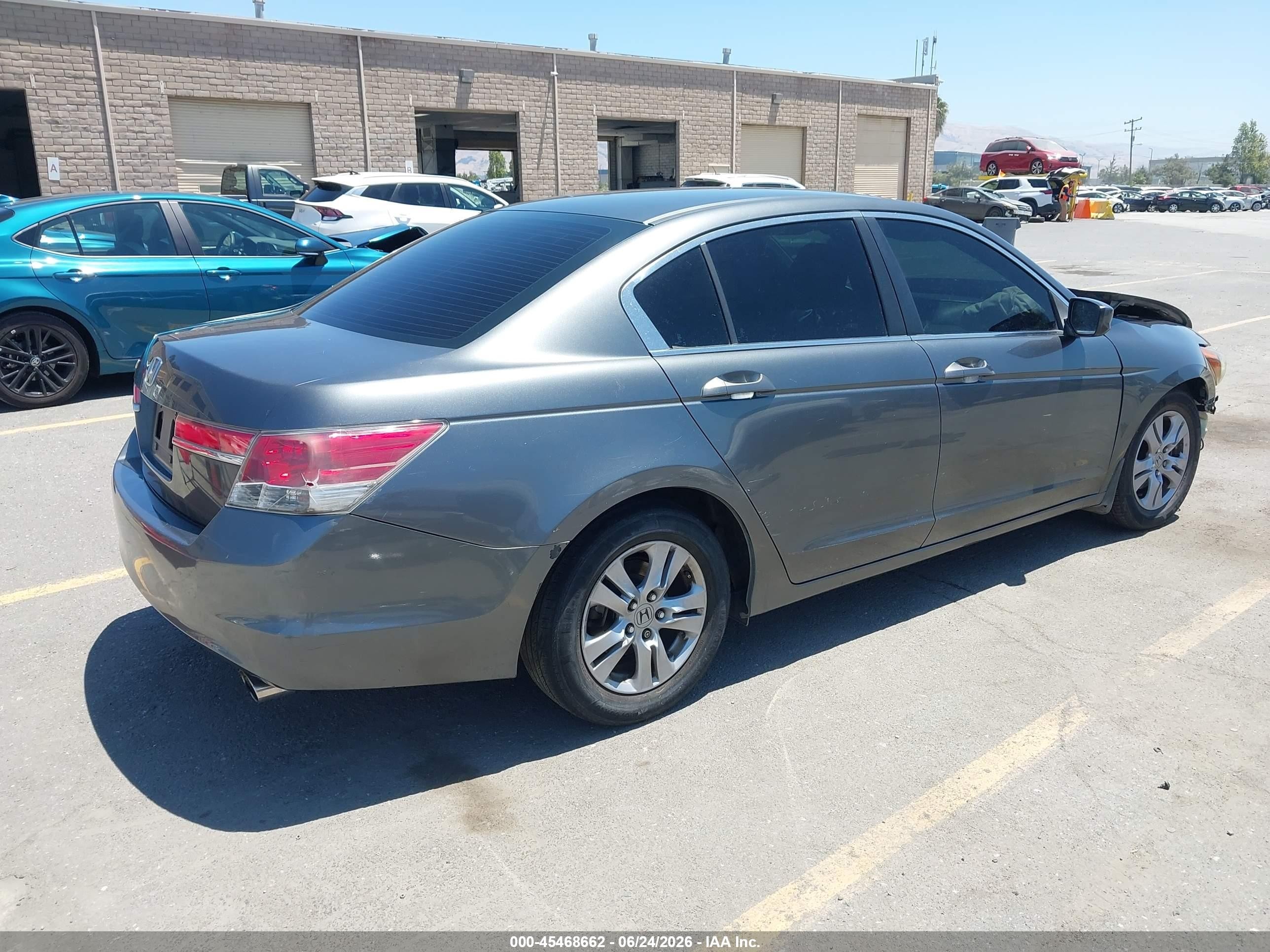 2012 Honda Accord 2.4 Lx-p Gray vin: 1HGCP2F49CA186474