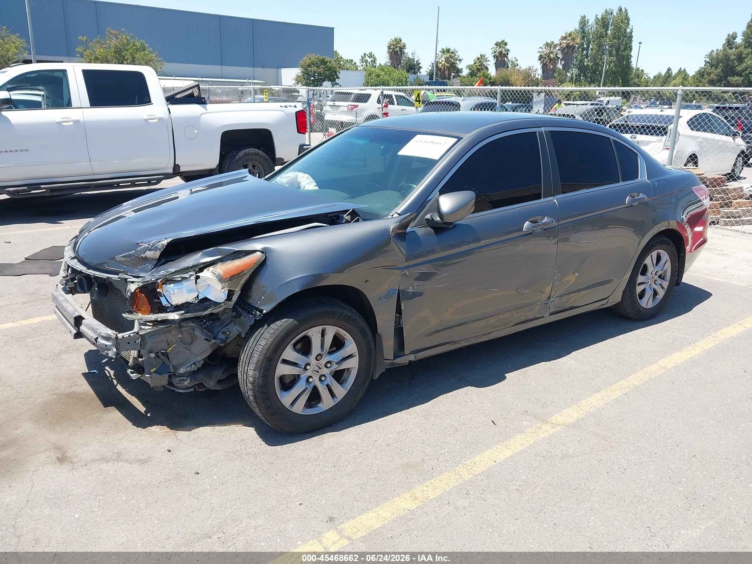 2012 Honda Accord 2.4 Lx-p Gray vin: 1HGCP2F49CA186474