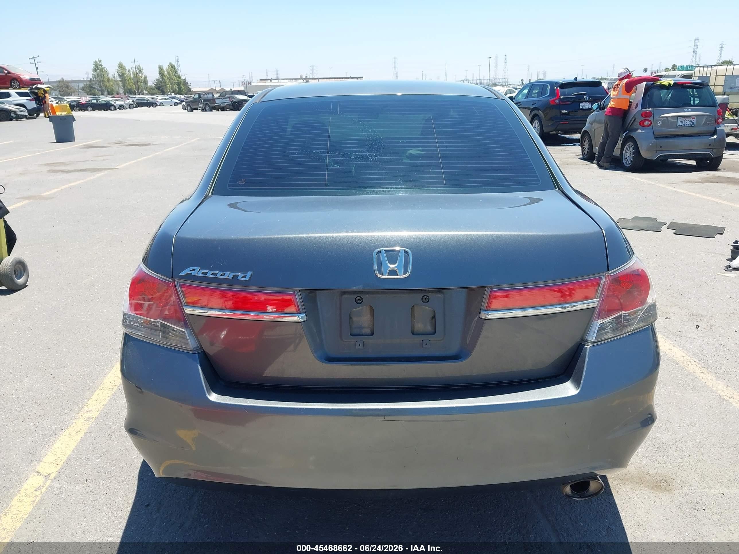 2012 Honda Accord 2.4 Lx-p Gray vin: 1HGCP2F49CA186474
