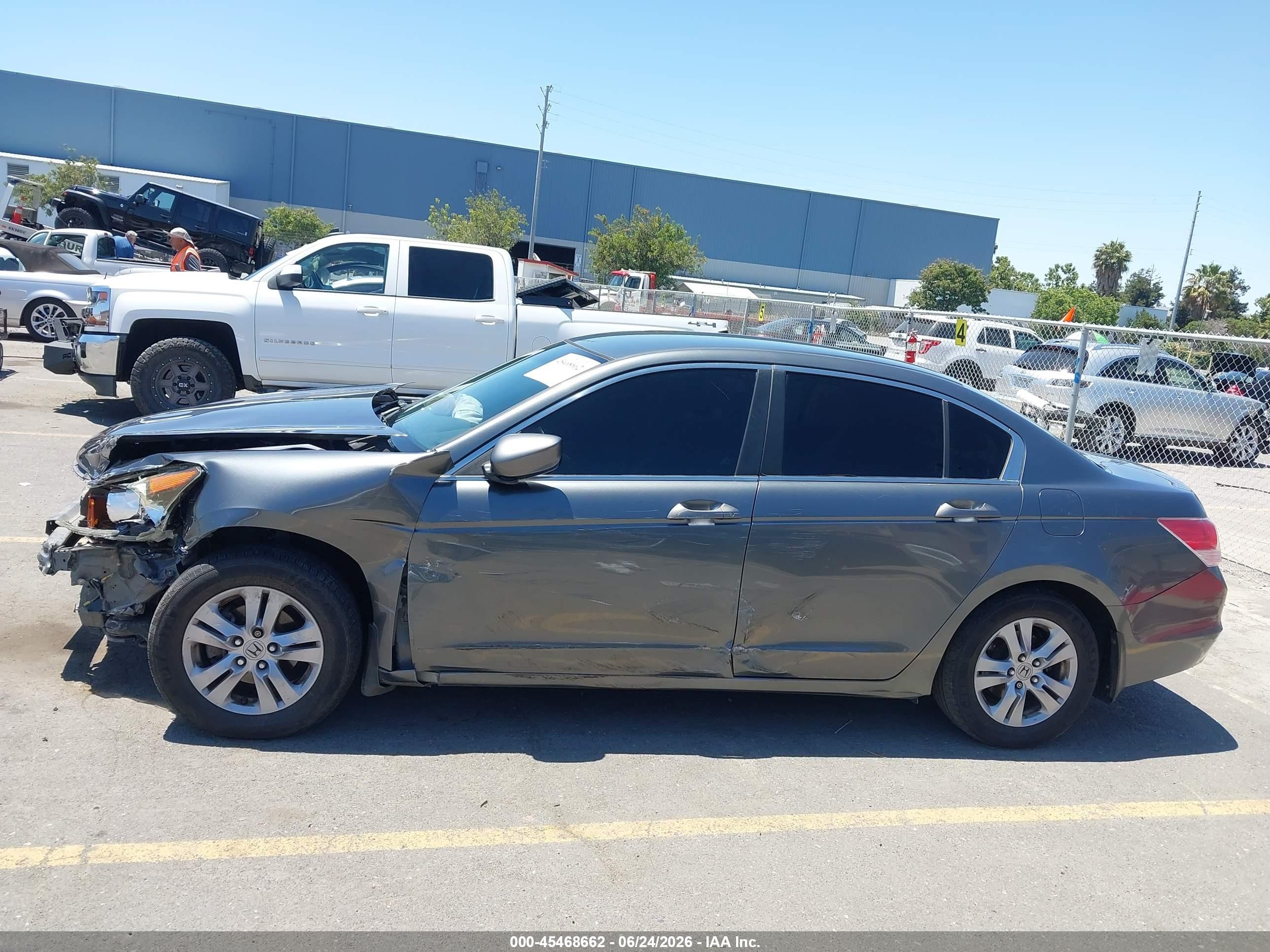 2012 Honda Accord 2.4 Lx-p Gray vin: 1HGCP2F49CA186474