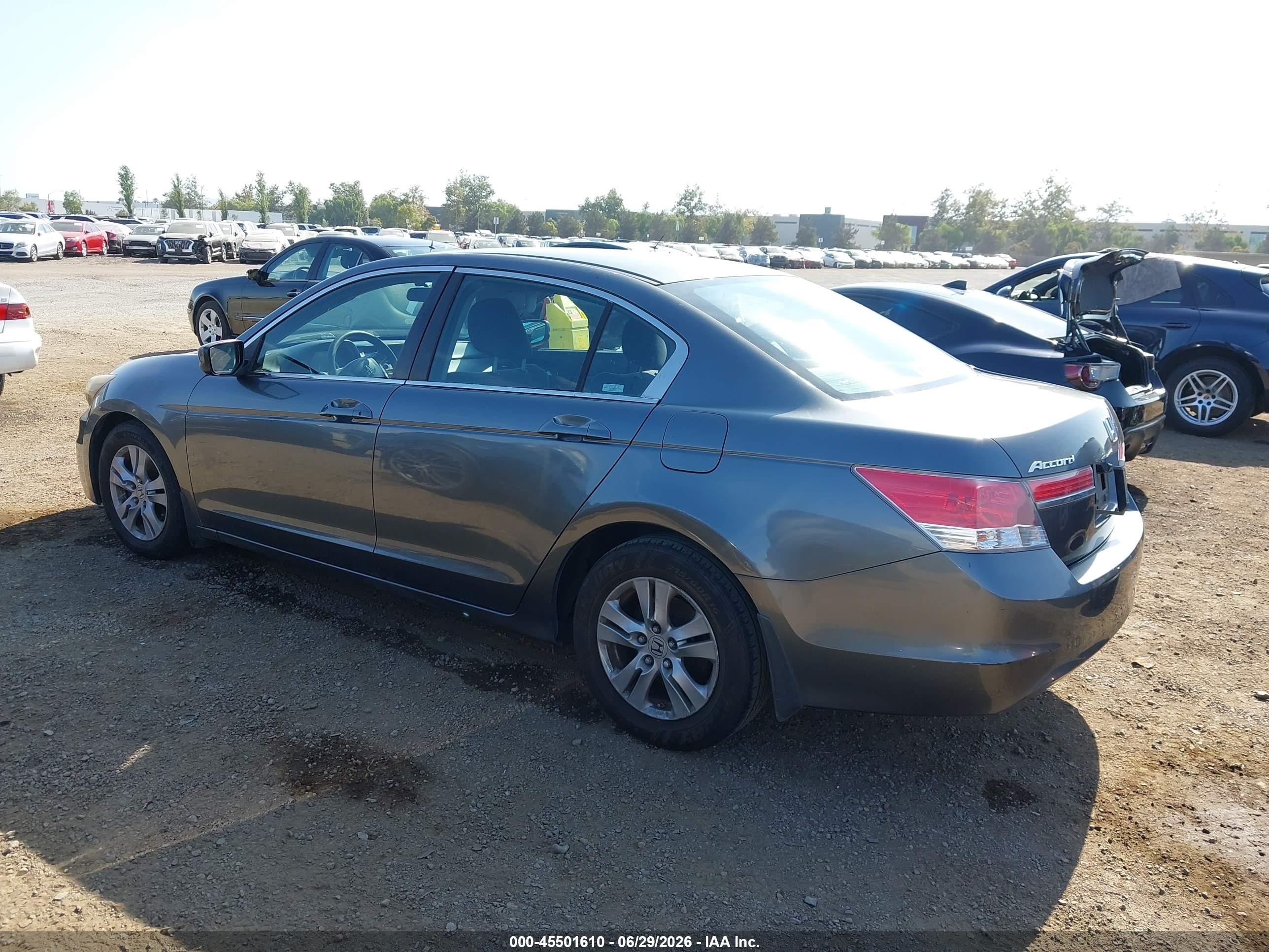 2012 Honda Accord 2.4 Lx-p Gray vin: 1HGCP2F49CA196504