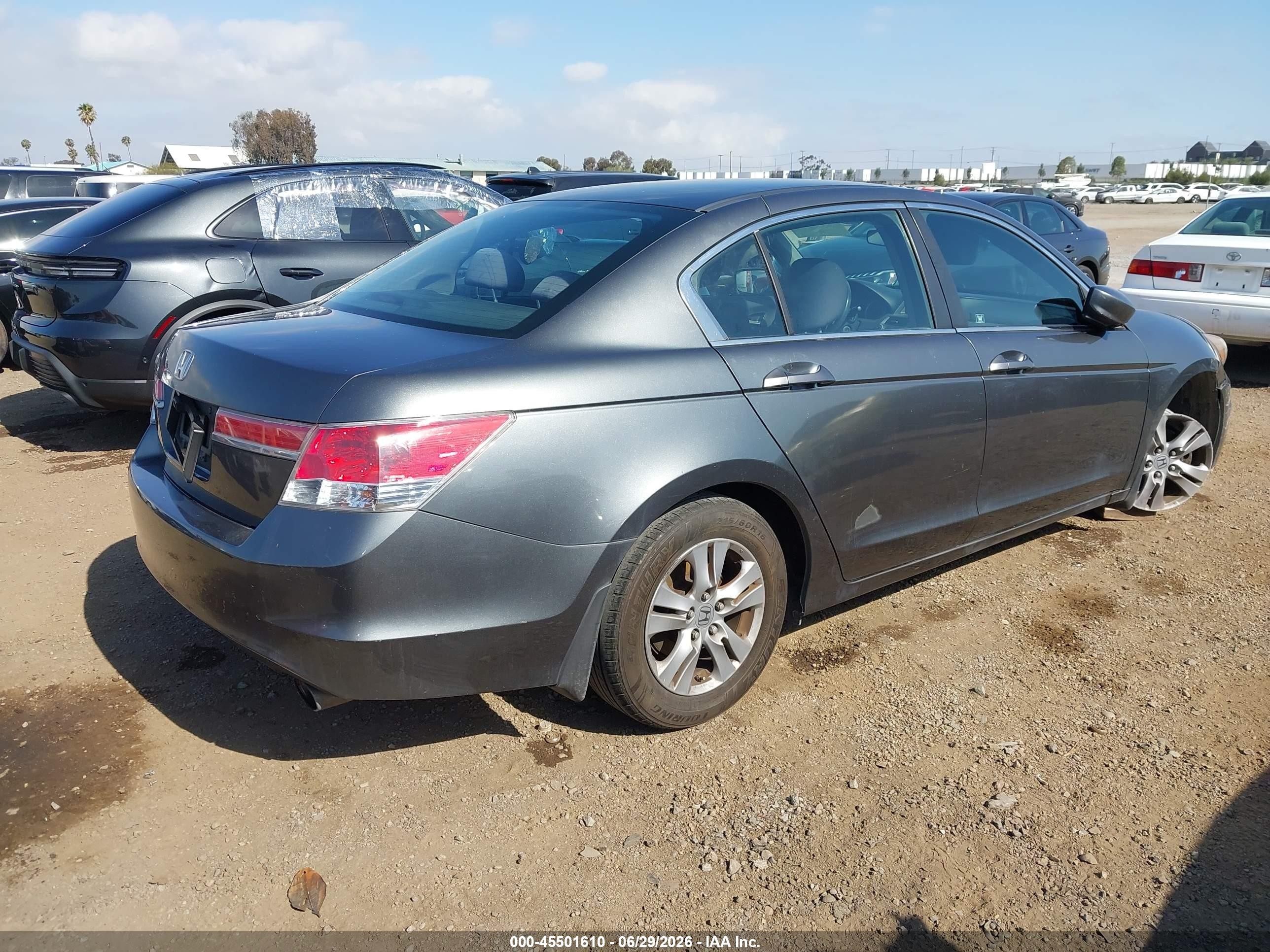 2012 Honda Accord 2.4 Lx-p Gray vin: 1HGCP2F49CA196504