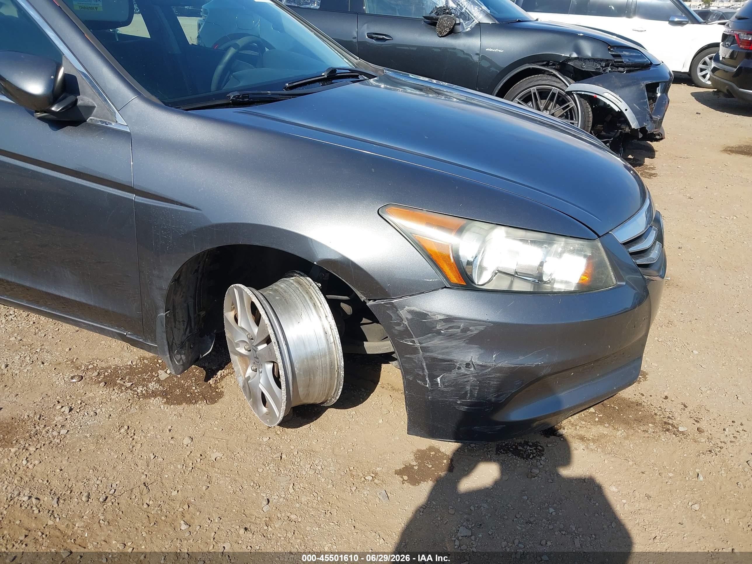 2012 Honda Accord 2.4 Lx-p Gray vin: 1HGCP2F49CA196504