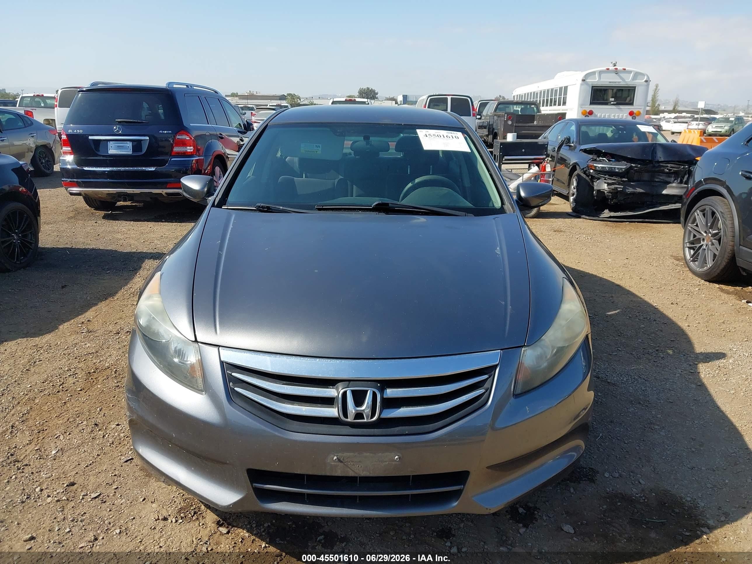 2012 Honda Accord 2.4 Lx-p Gray vin: 1HGCP2F49CA196504
