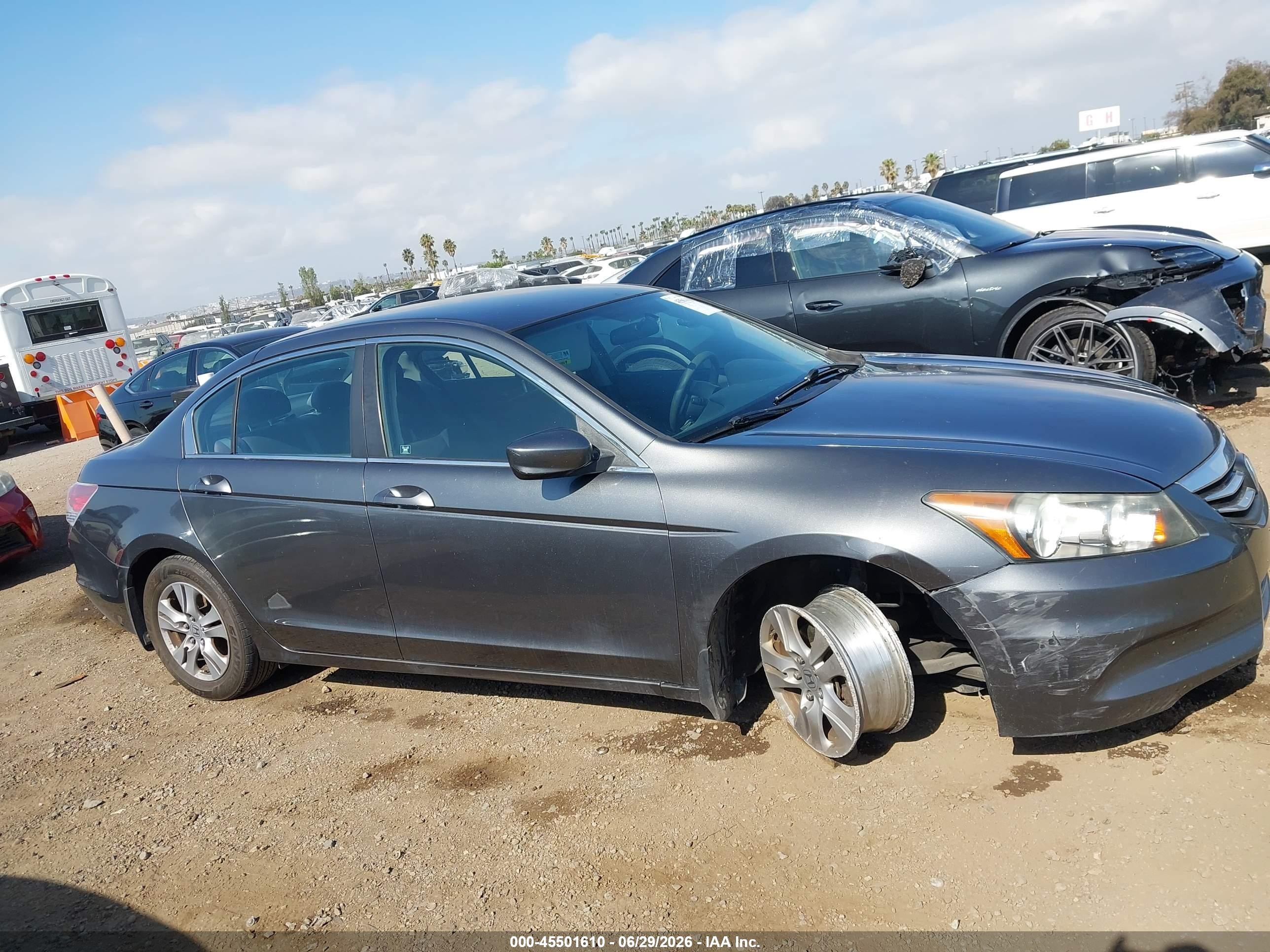 2012 Honda Accord 2.4 Lx-p Gray vin: 1HGCP2F49CA196504