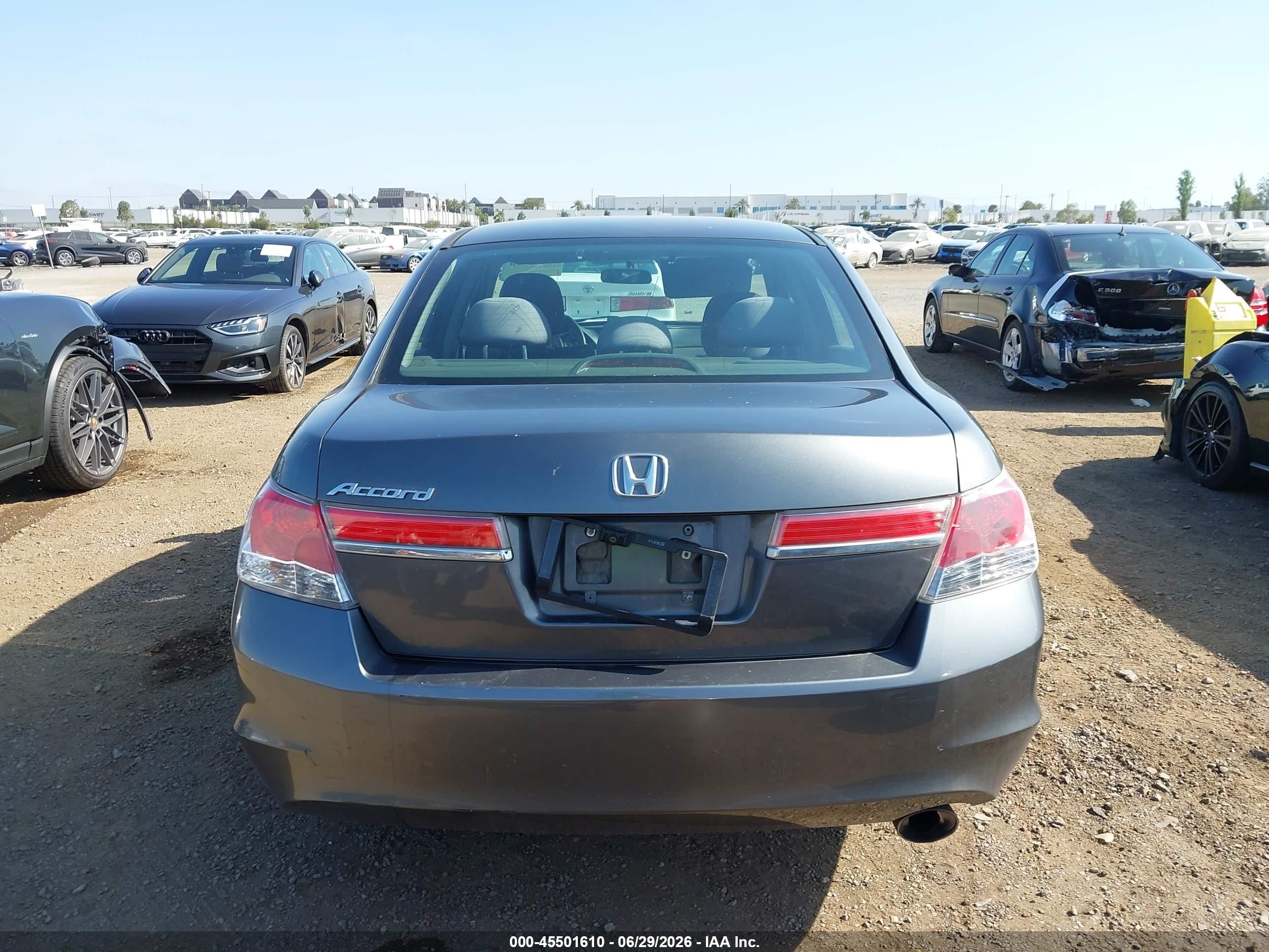 2012 Honda Accord 2.4 Lx-p Gray vin: 1HGCP2F49CA196504