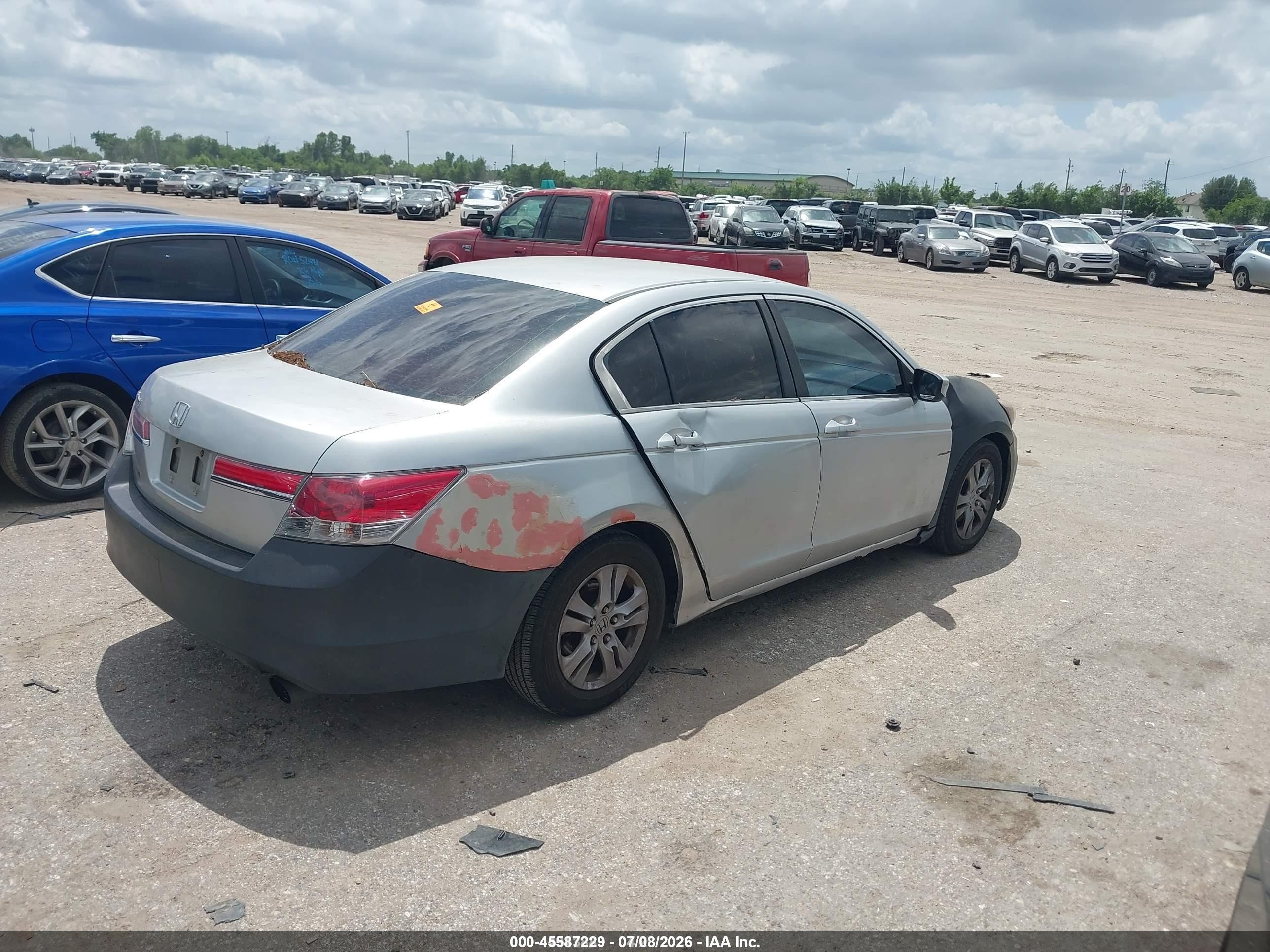 2012 Honda Accord 2.4 Lx-p Silver vin: 1HGCP2F49CA201782