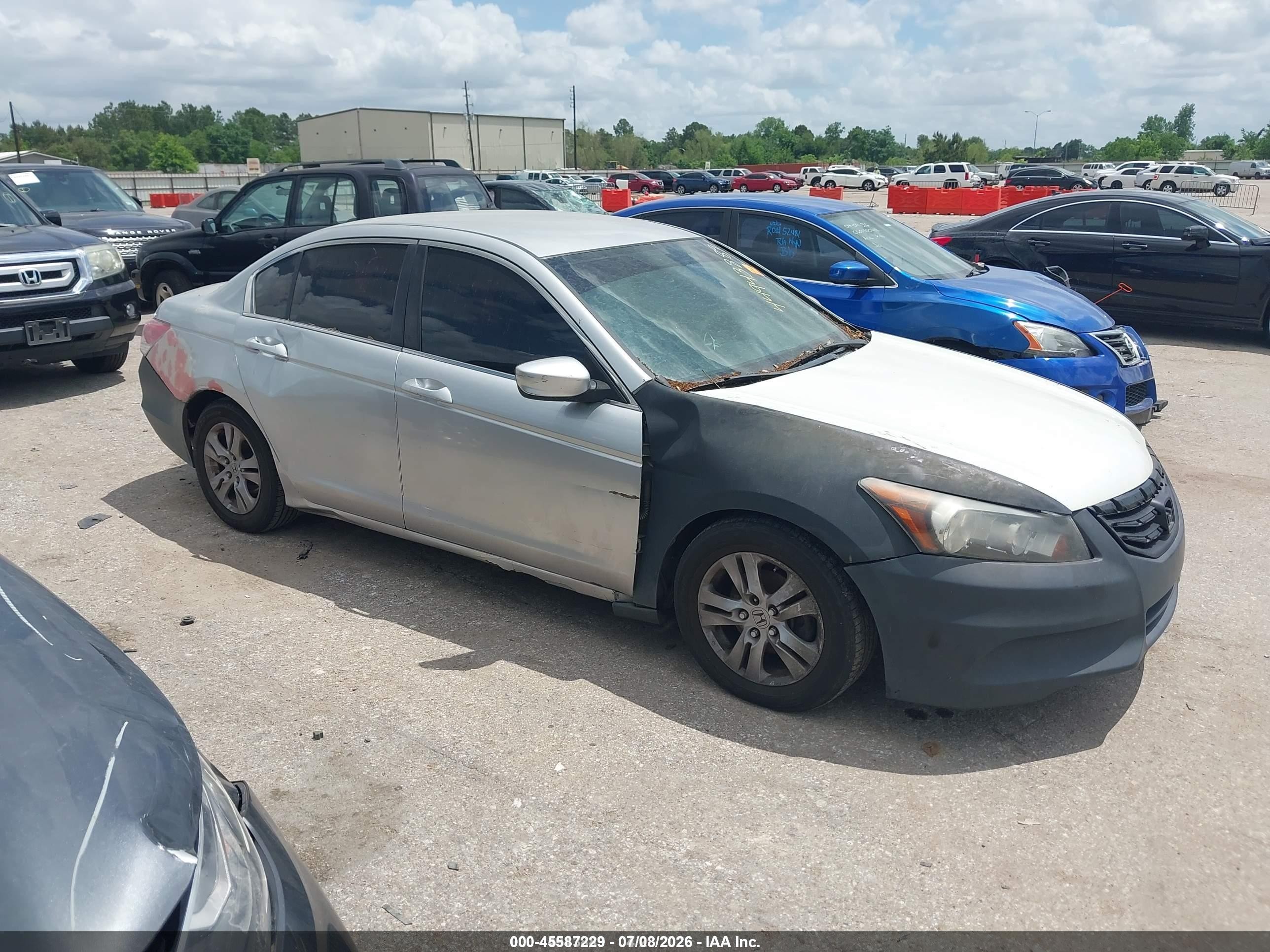 2012 Honda Accord 2.4 Lx-p Silver vin: 1HGCP2F49CA201782
