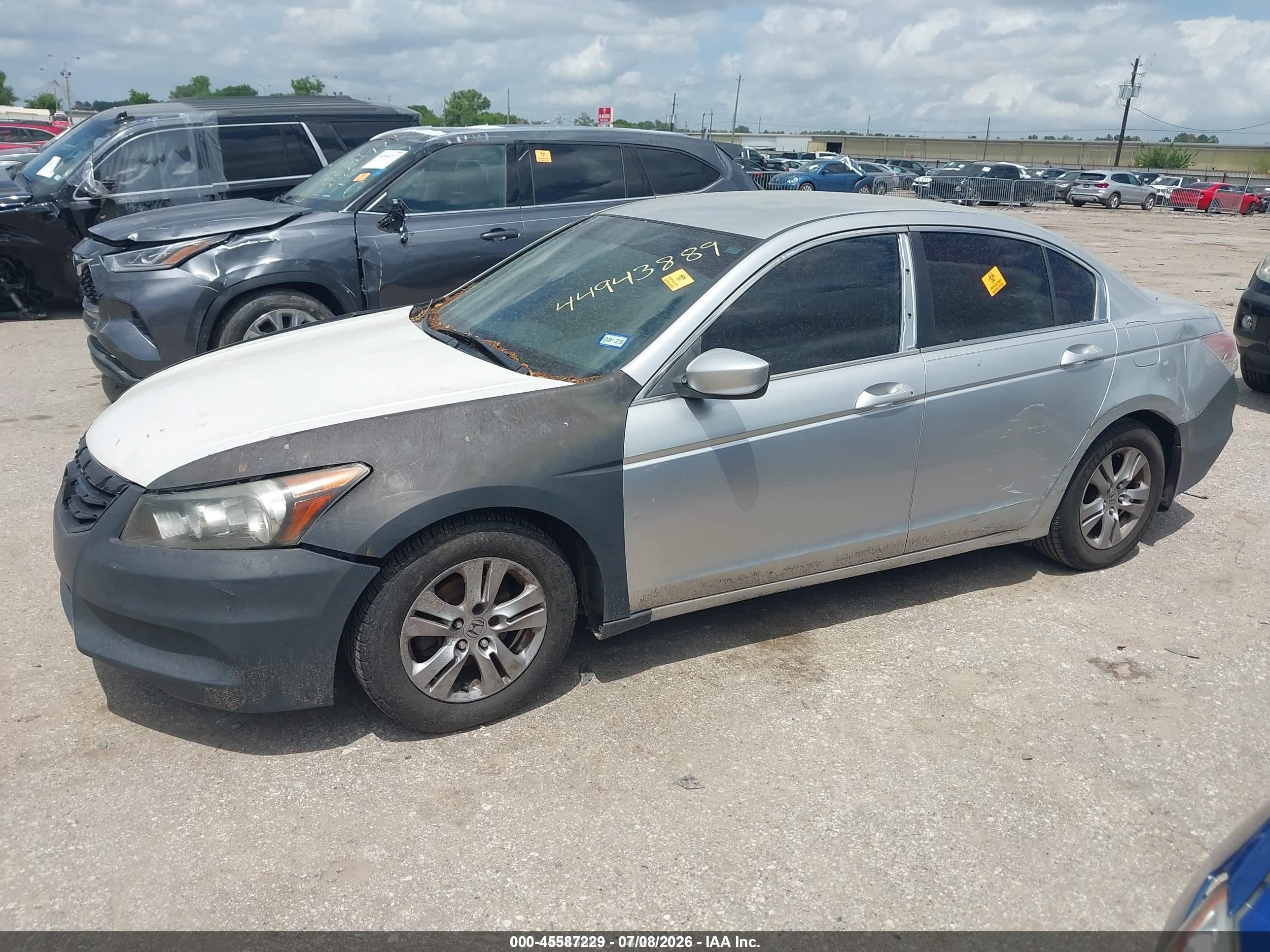 2012 Honda Accord 2.4 Lx-p Silver vin: 1HGCP2F49CA201782