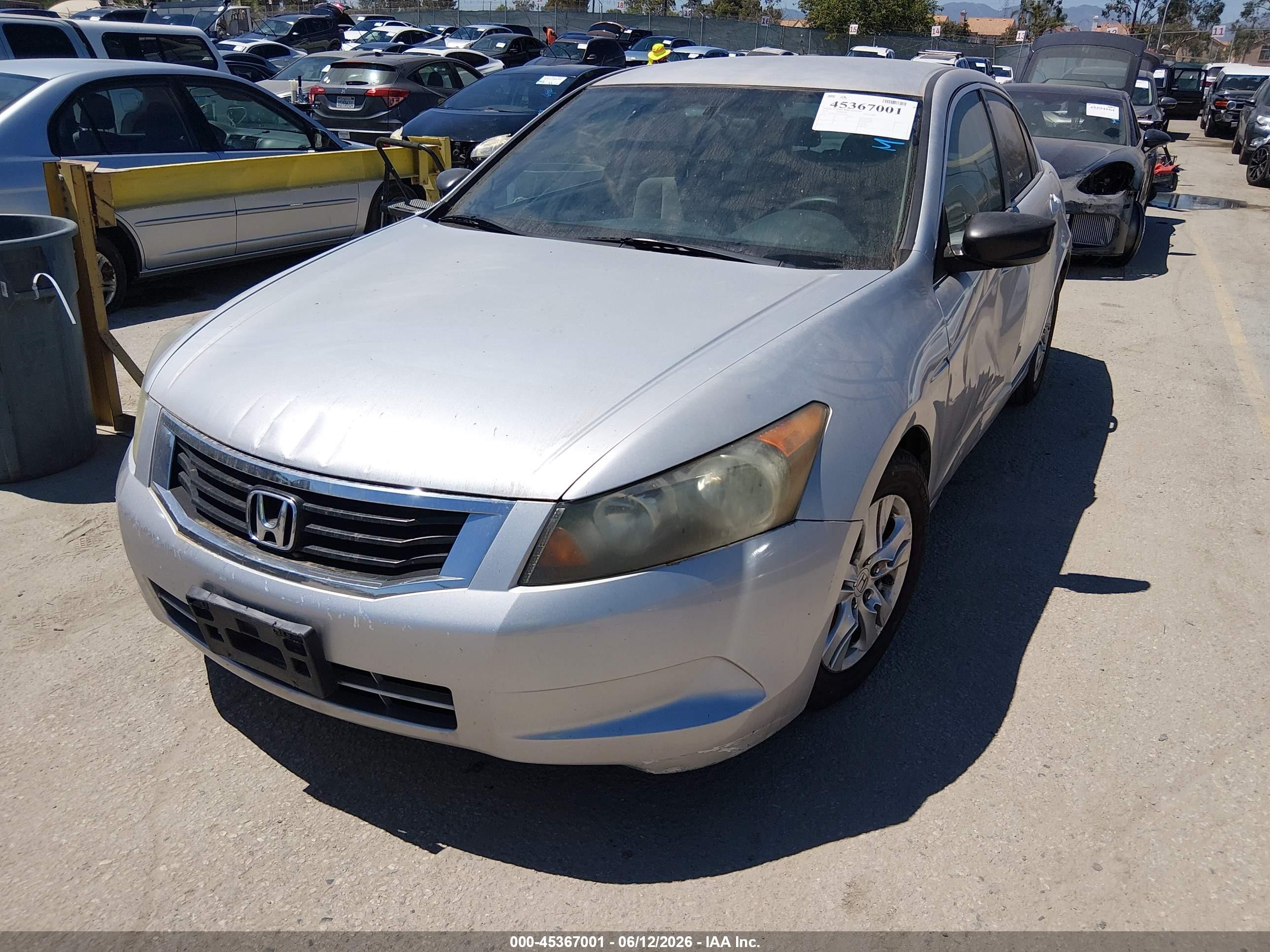 2010 Honda Accord 2.4 Lx-p Silver vin: 1HGCP2F4XAA001877