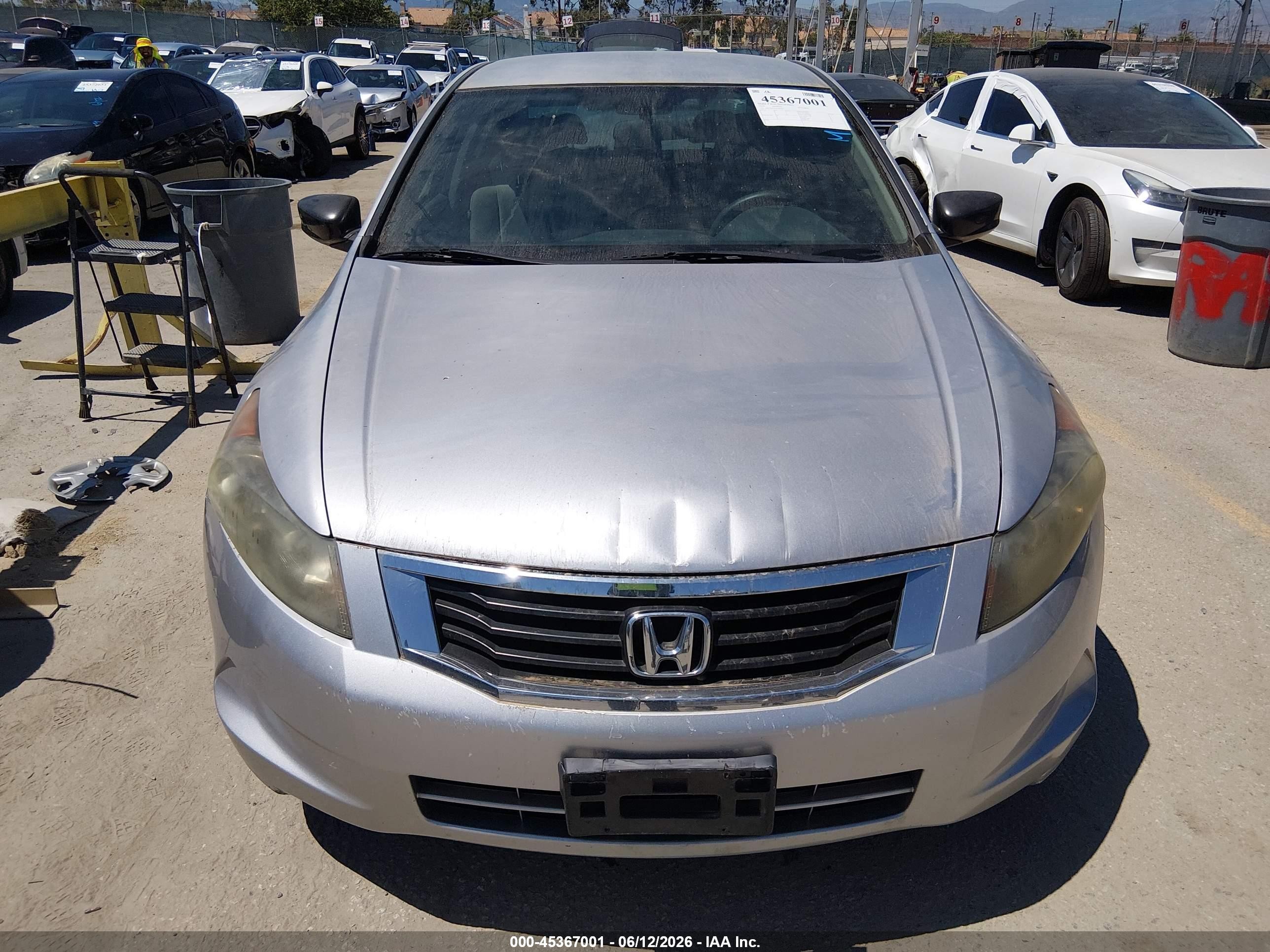 2010 Honda Accord 2.4 Lx-p Silver vin: 1HGCP2F4XAA001877