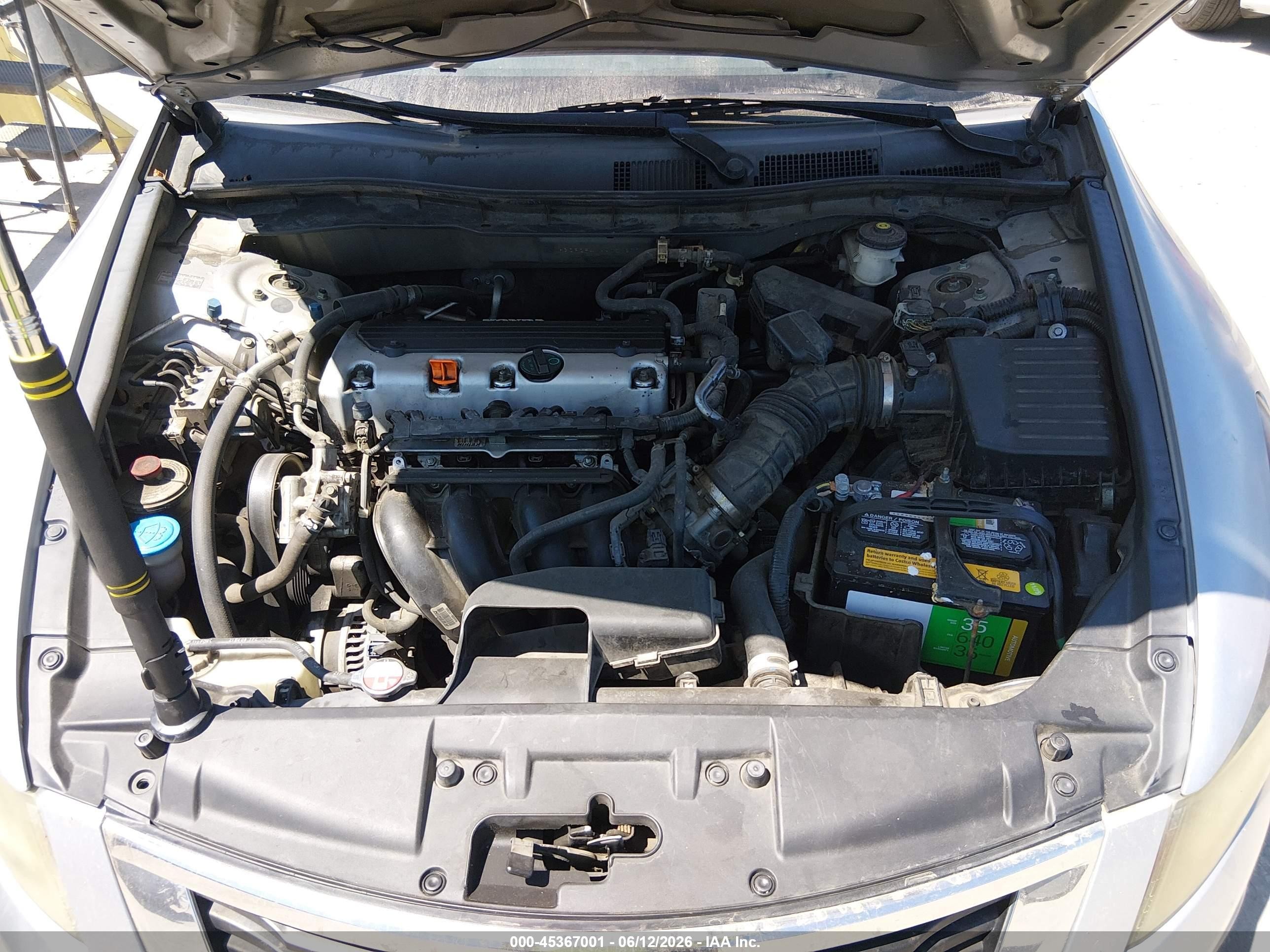 2010 Honda Accord 2.4 Lx-p Silver vin: 1HGCP2F4XAA001877