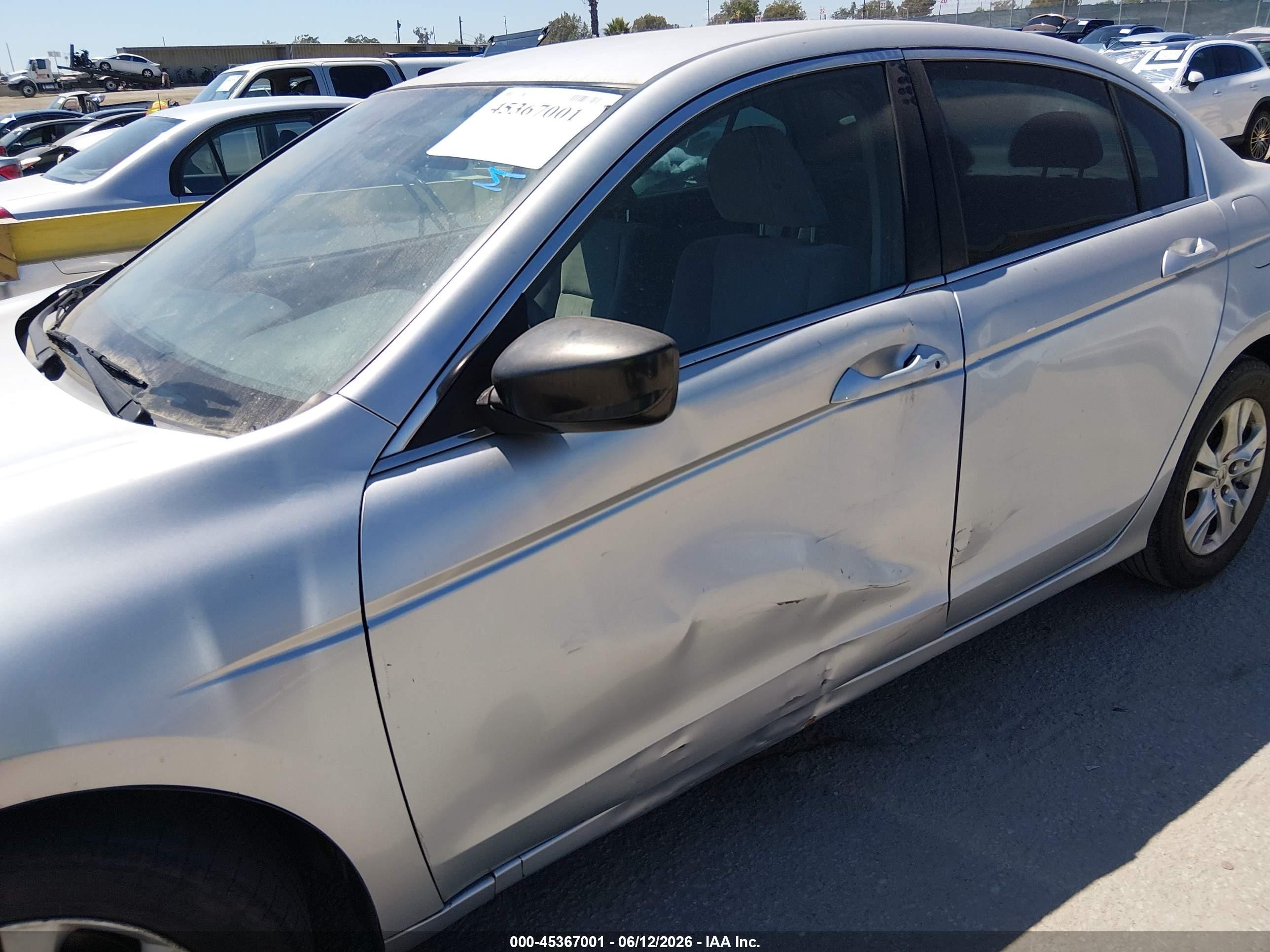 2010 Honda Accord 2.4 Lx-p Silver vin: 1HGCP2F4XAA001877