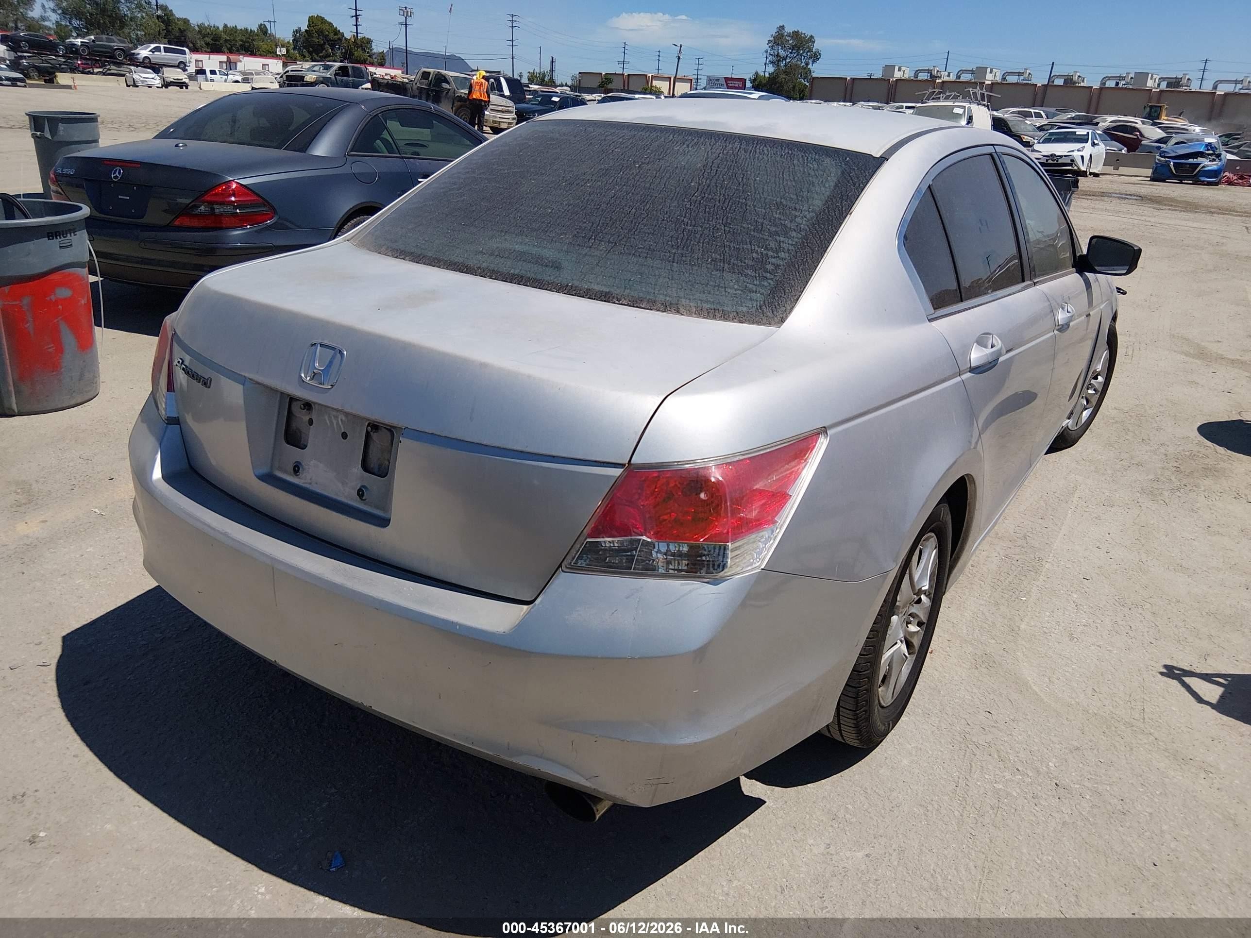 2010 Honda Accord 2.4 Lx-p Silver vin: 1HGCP2F4XAA001877