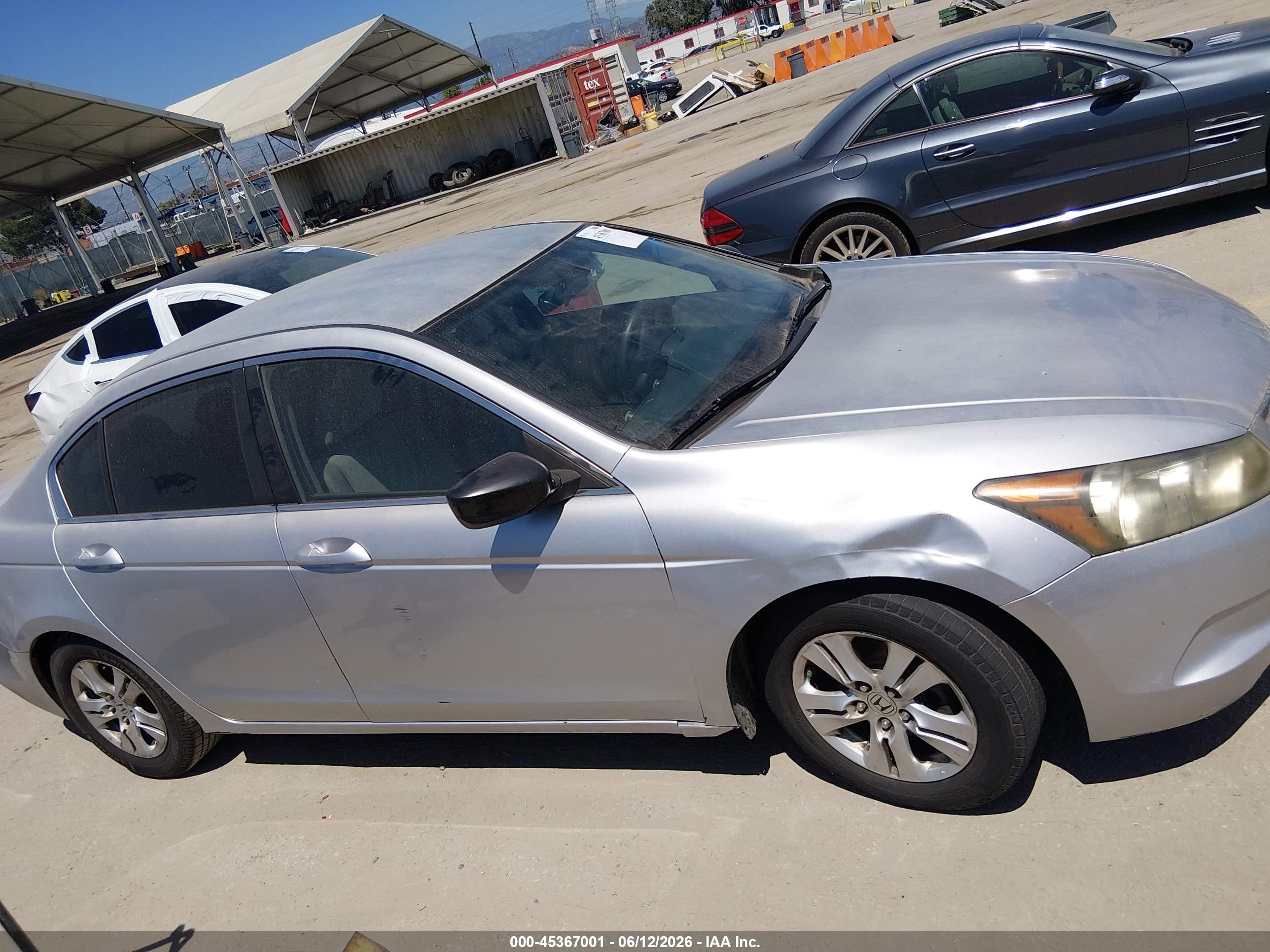 2010 Honda Accord 2.4 Lx-p Silver vin: 1HGCP2F4XAA001877