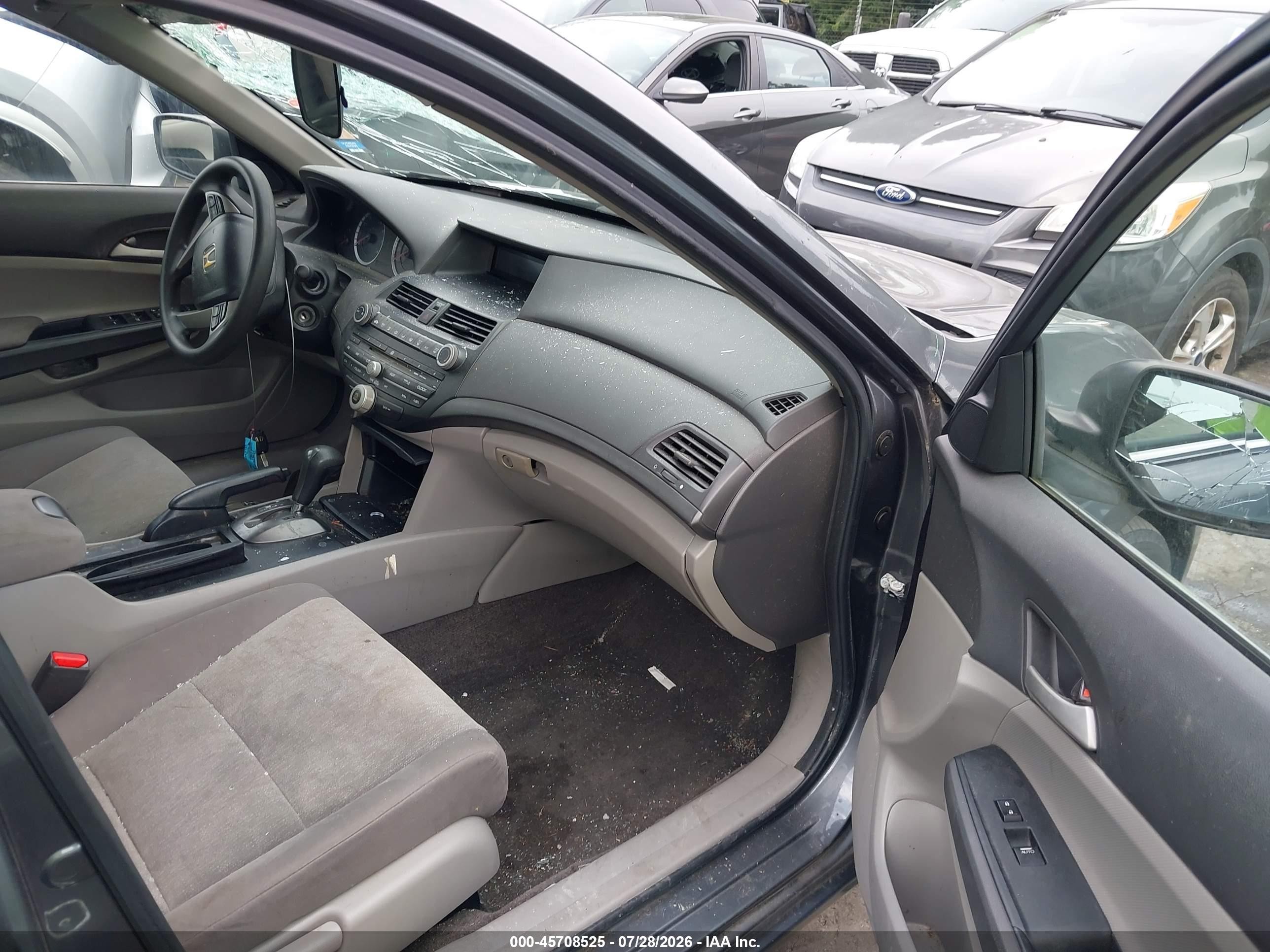 2010 Honda Accord 2.4 Lx-p Gray vin: 1HGCP2F4XAA034796