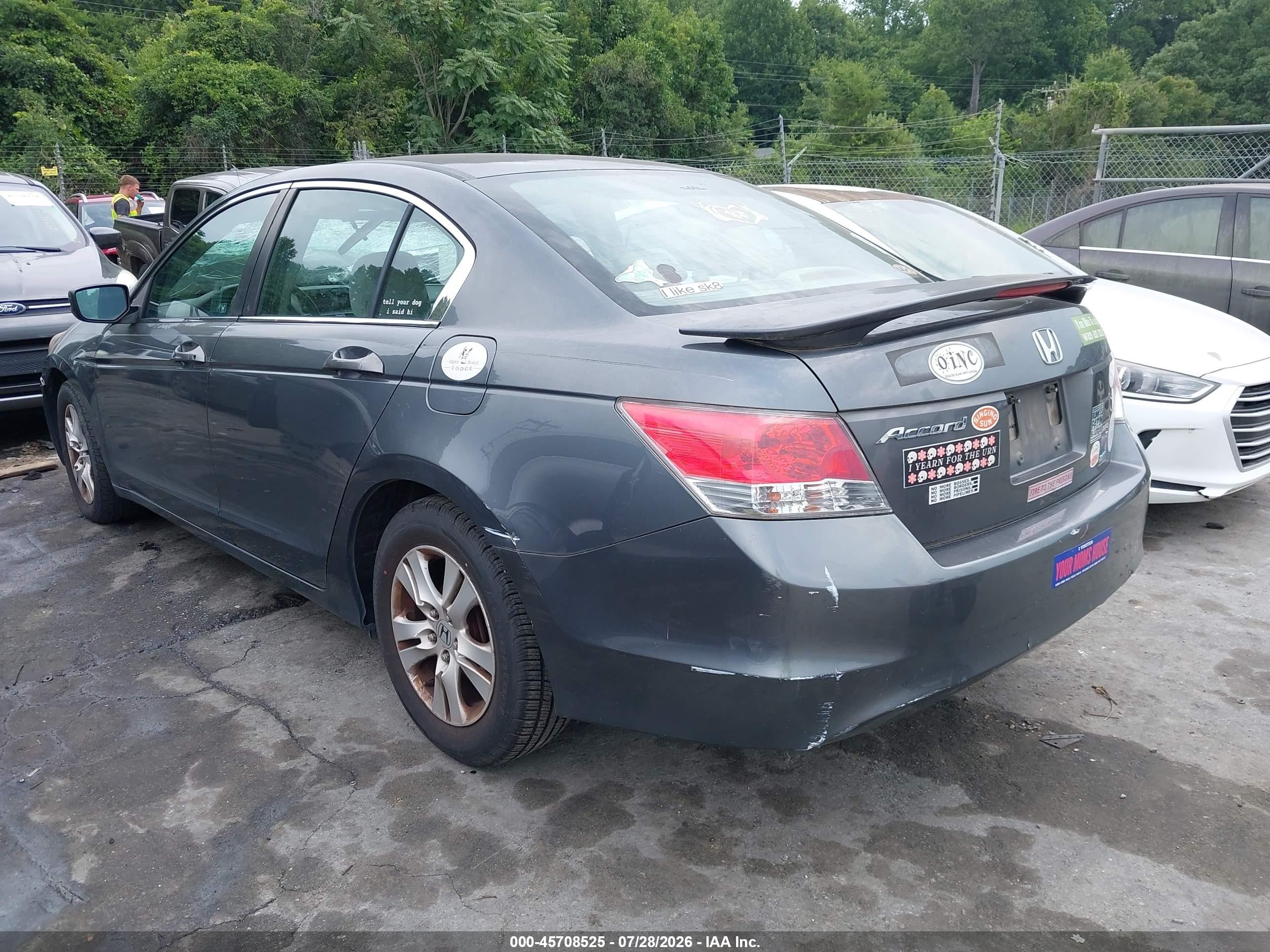 2010 Honda Accord 2.4 Lx-p Gray vin: 1HGCP2F4XAA034796
