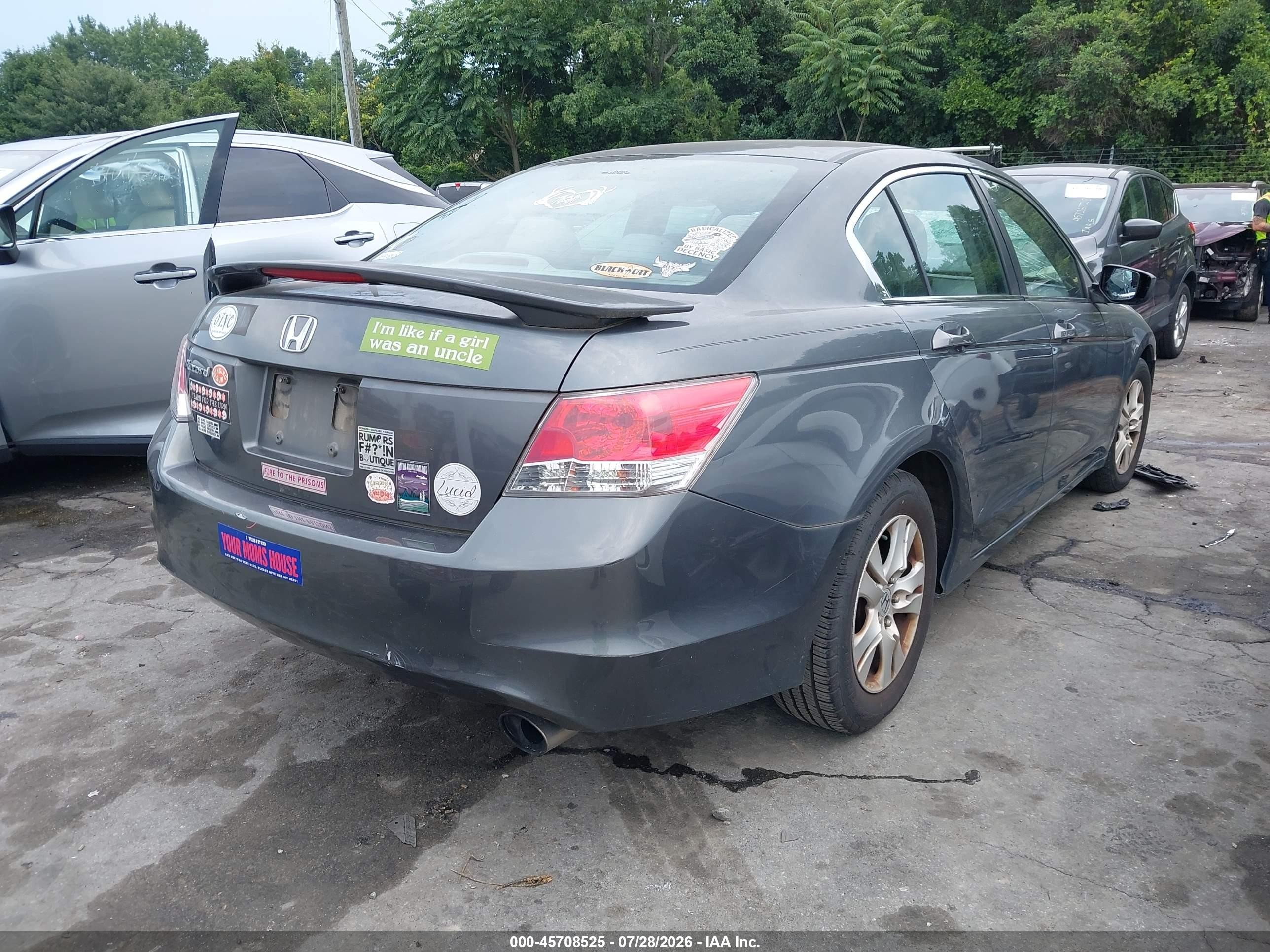 2010 Honda Accord 2.4 Lx-p Gray vin: 1HGCP2F4XAA034796