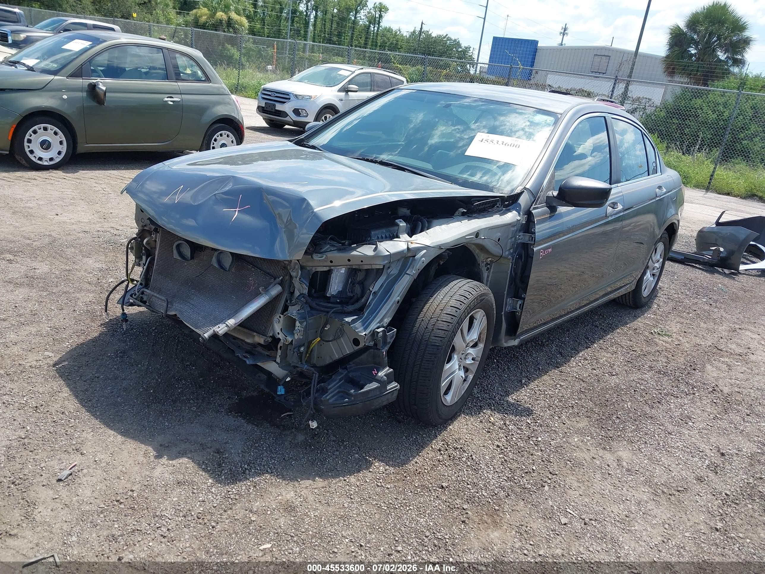 2010 Honda Accord 2.4 Lx-p Gray vin: 1HGCP2F4XAA039769
