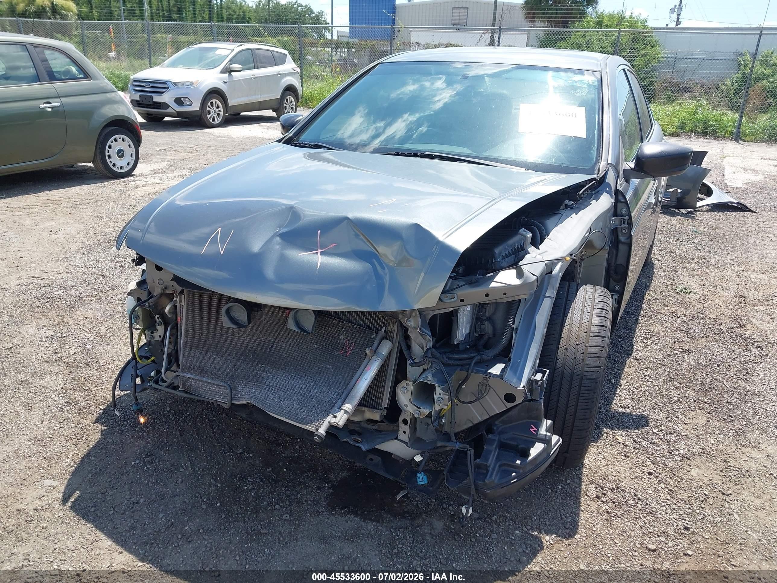 2010 Honda Accord 2.4 Lx-p Gray vin: 1HGCP2F4XAA039769