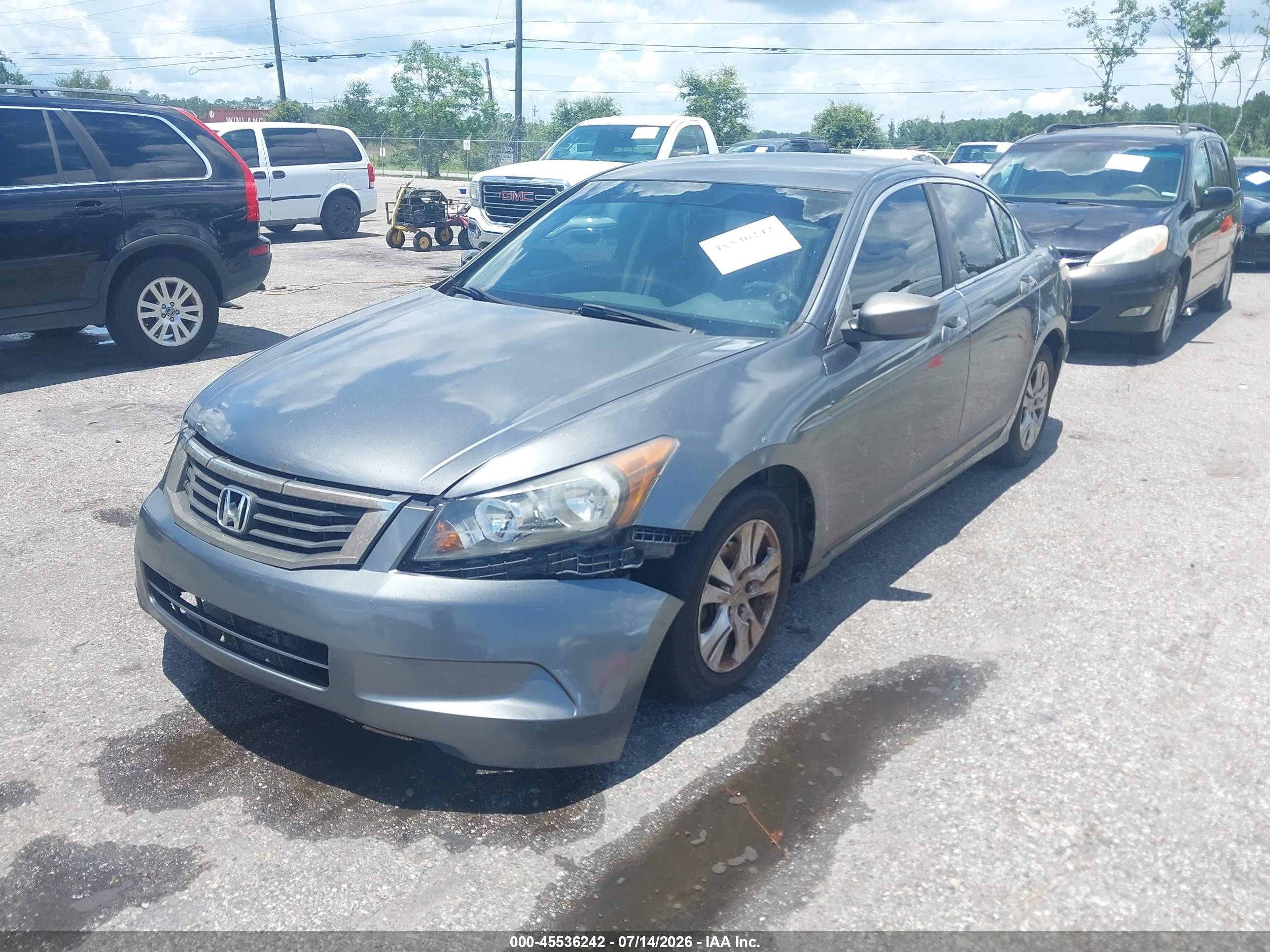 2010 Honda Accord 2.4 Lx-p Gray vin: 1HGCP2F4XAA117788