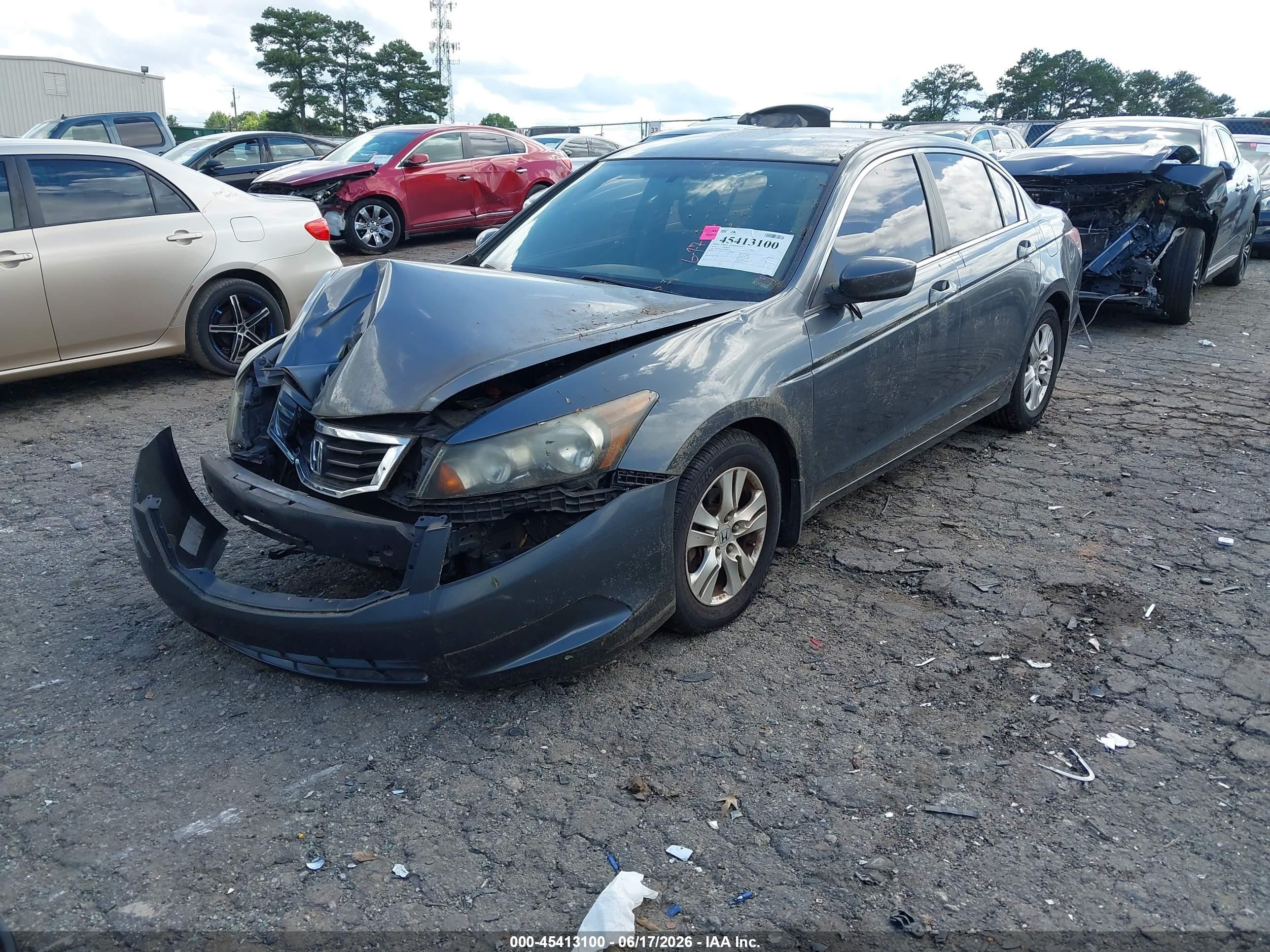 2010 Honda Accord 2.4 Lx-p Gray vin: 1HGCP2F4XAA131190