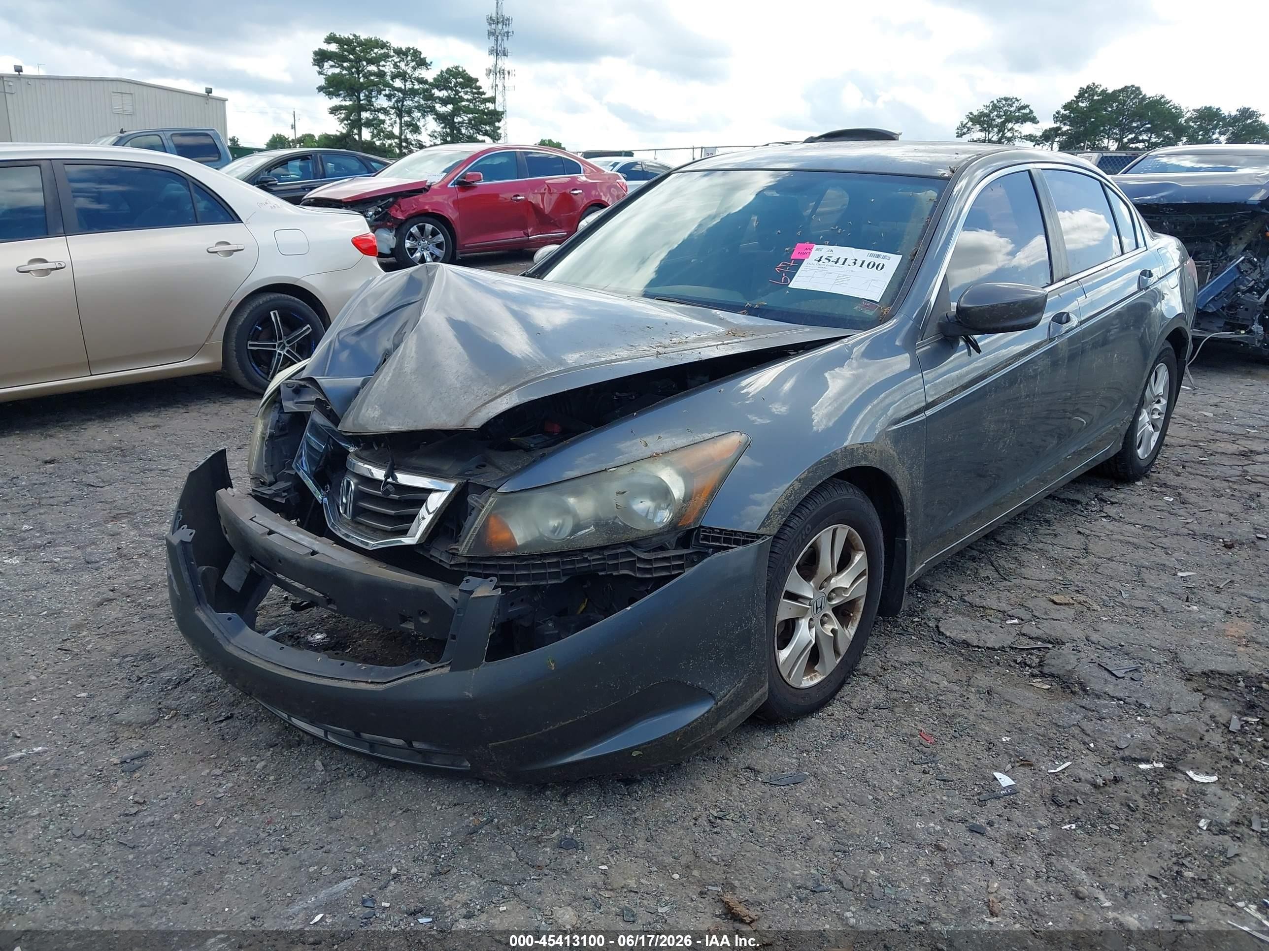 2010 Honda Accord 2.4 Lx-p Gray vin: 1HGCP2F4XAA131190