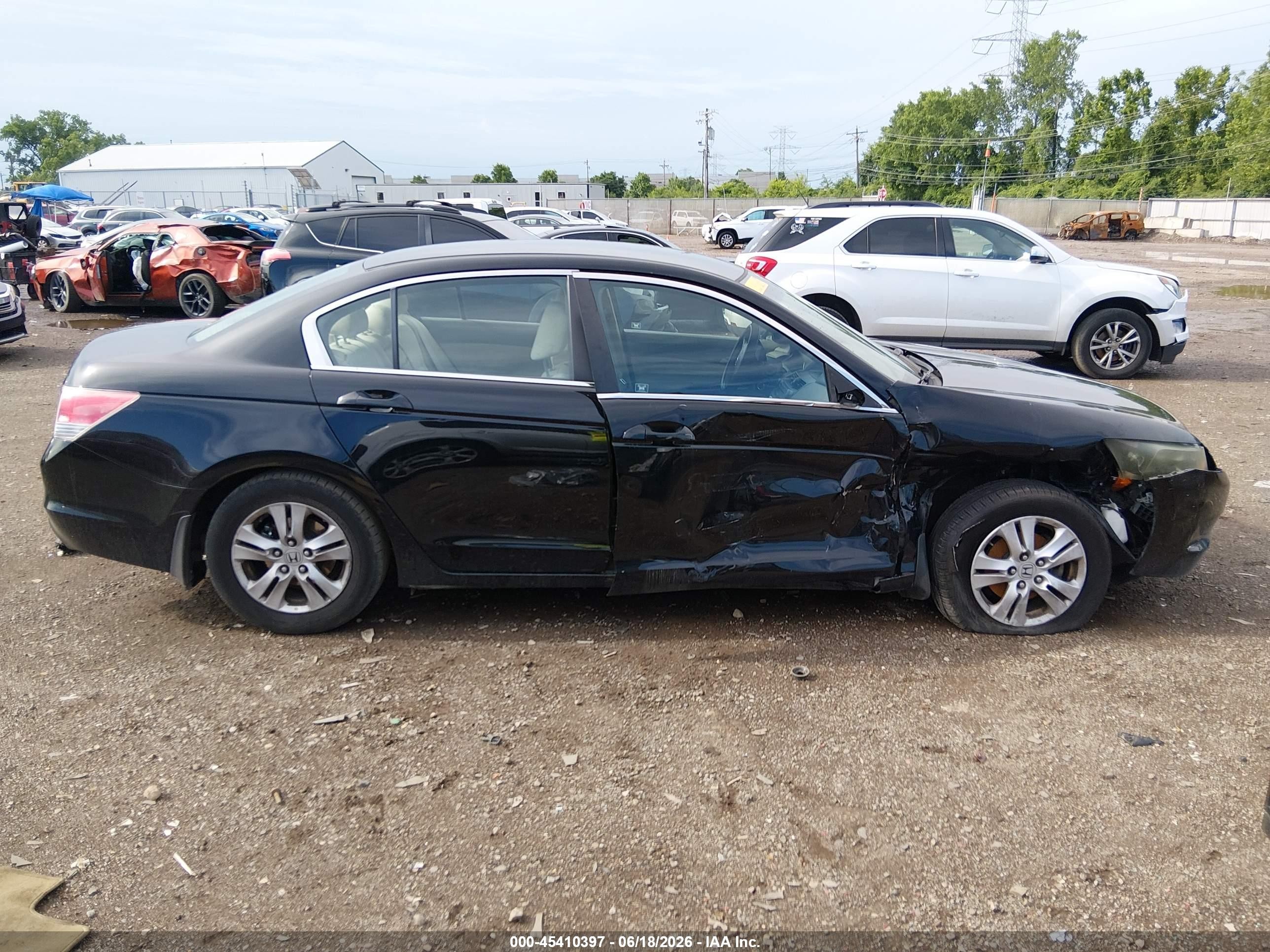 2010 Honda Accord 2.4 Lx-p Black vin: 1HGCP2F4XAA141606