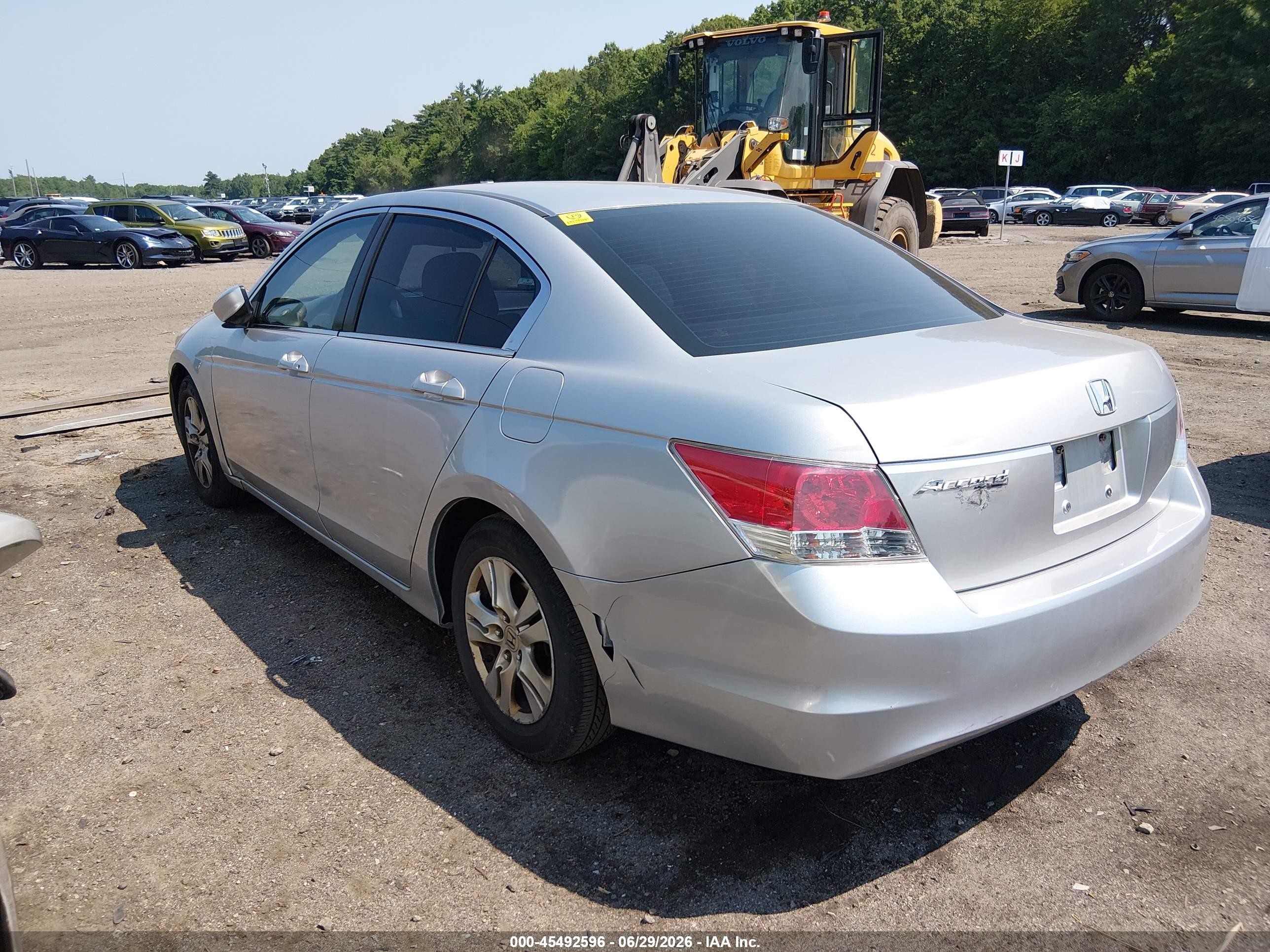 2010 Honda Accord 2.4 Lx-p Silver vin: 1HGCP2F4XAA143162