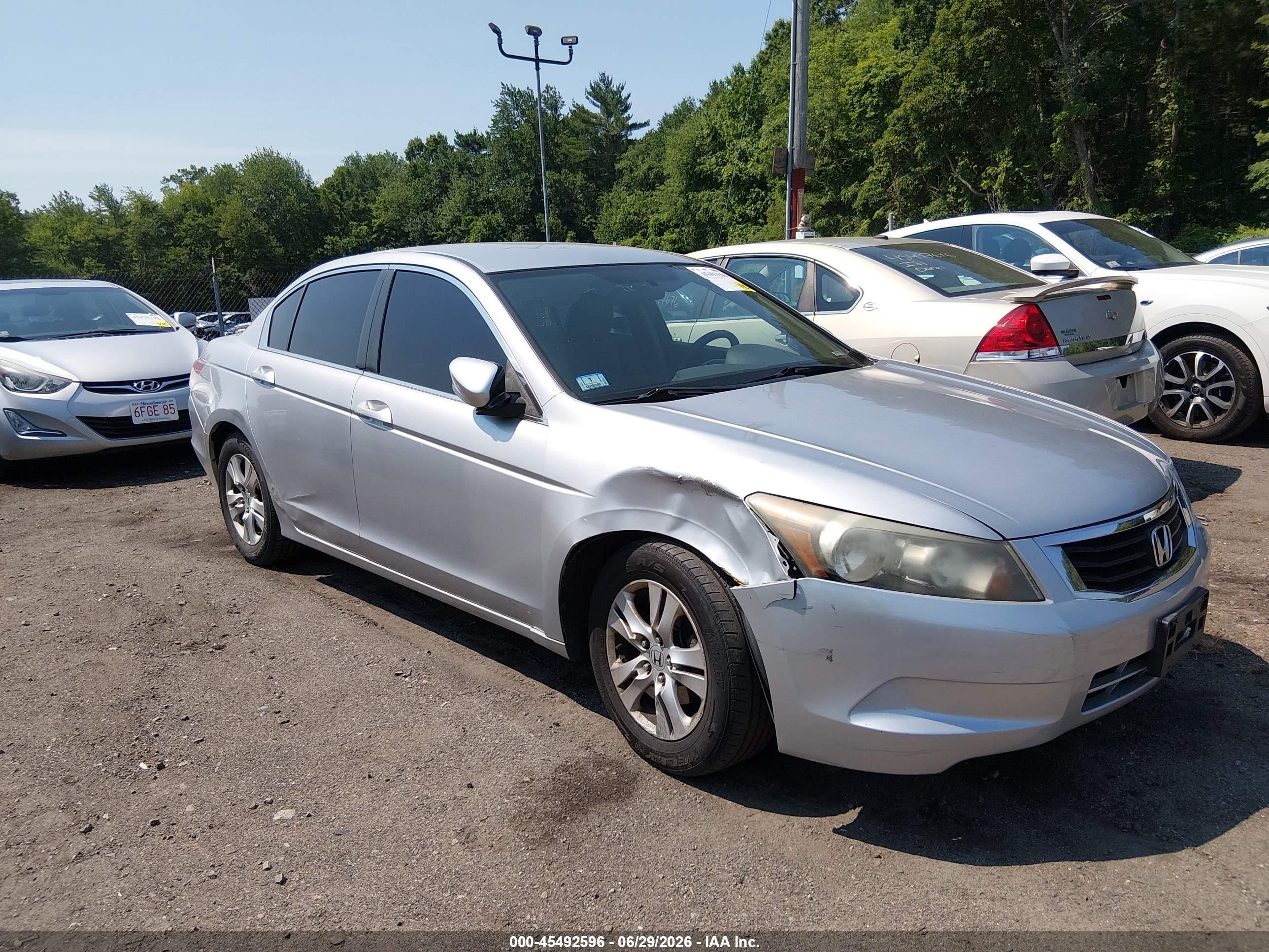 2010 Honda Accord 2.4 Lx-p Silver vin: 1HGCP2F4XAA143162