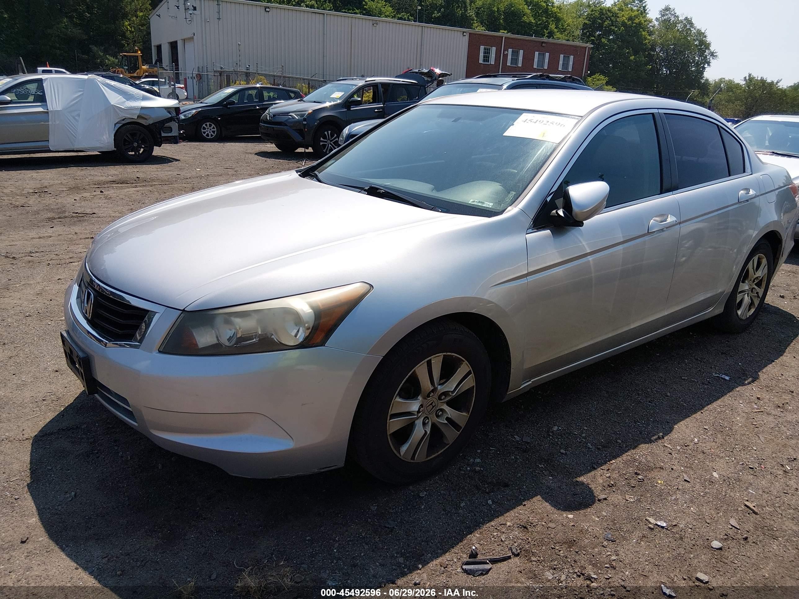2010 Honda Accord 2.4 Lx-p Silver vin: 1HGCP2F4XAA143162