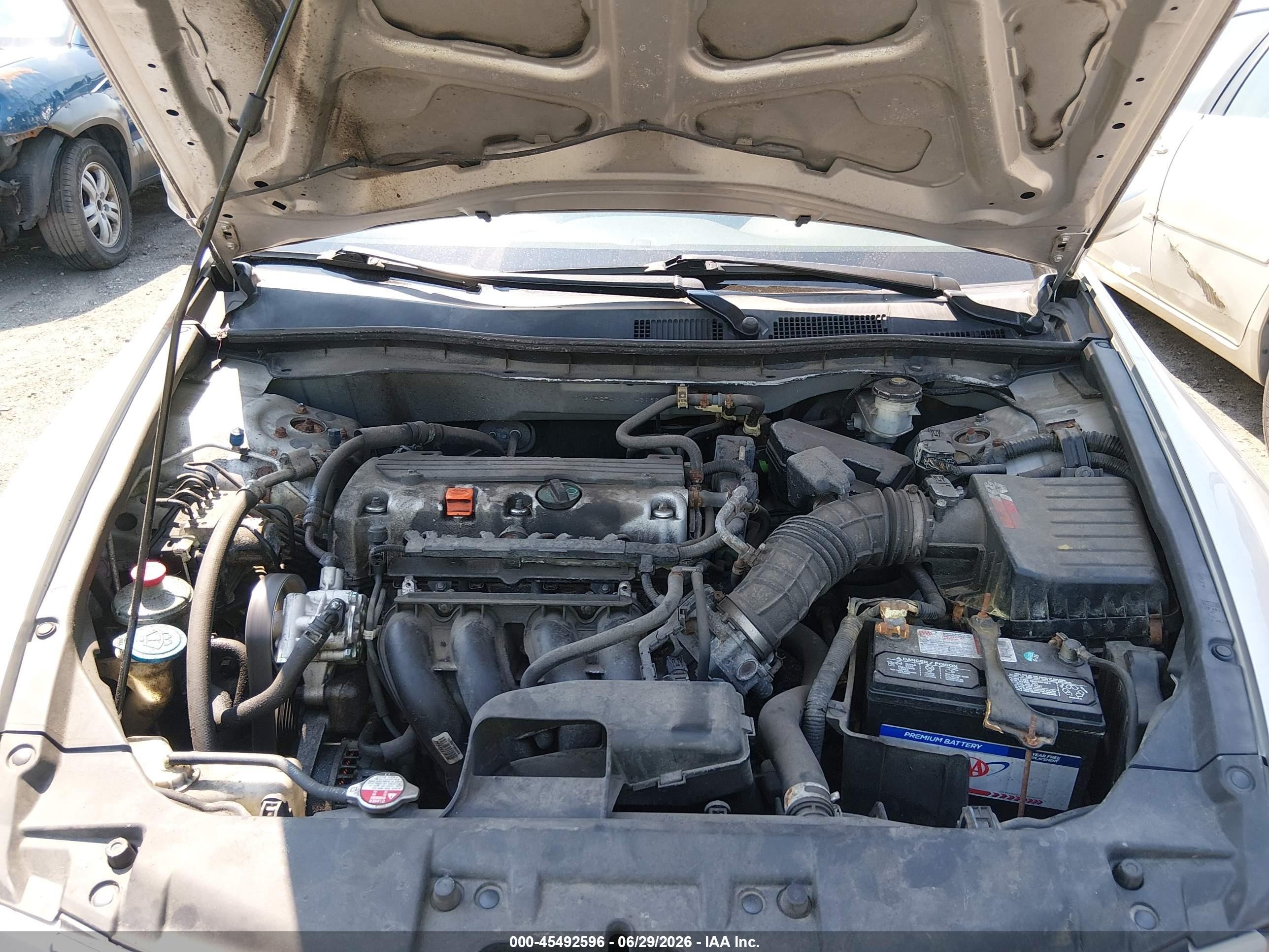 2010 Honda Accord 2.4 Lx-p Silver vin: 1HGCP2F4XAA143162