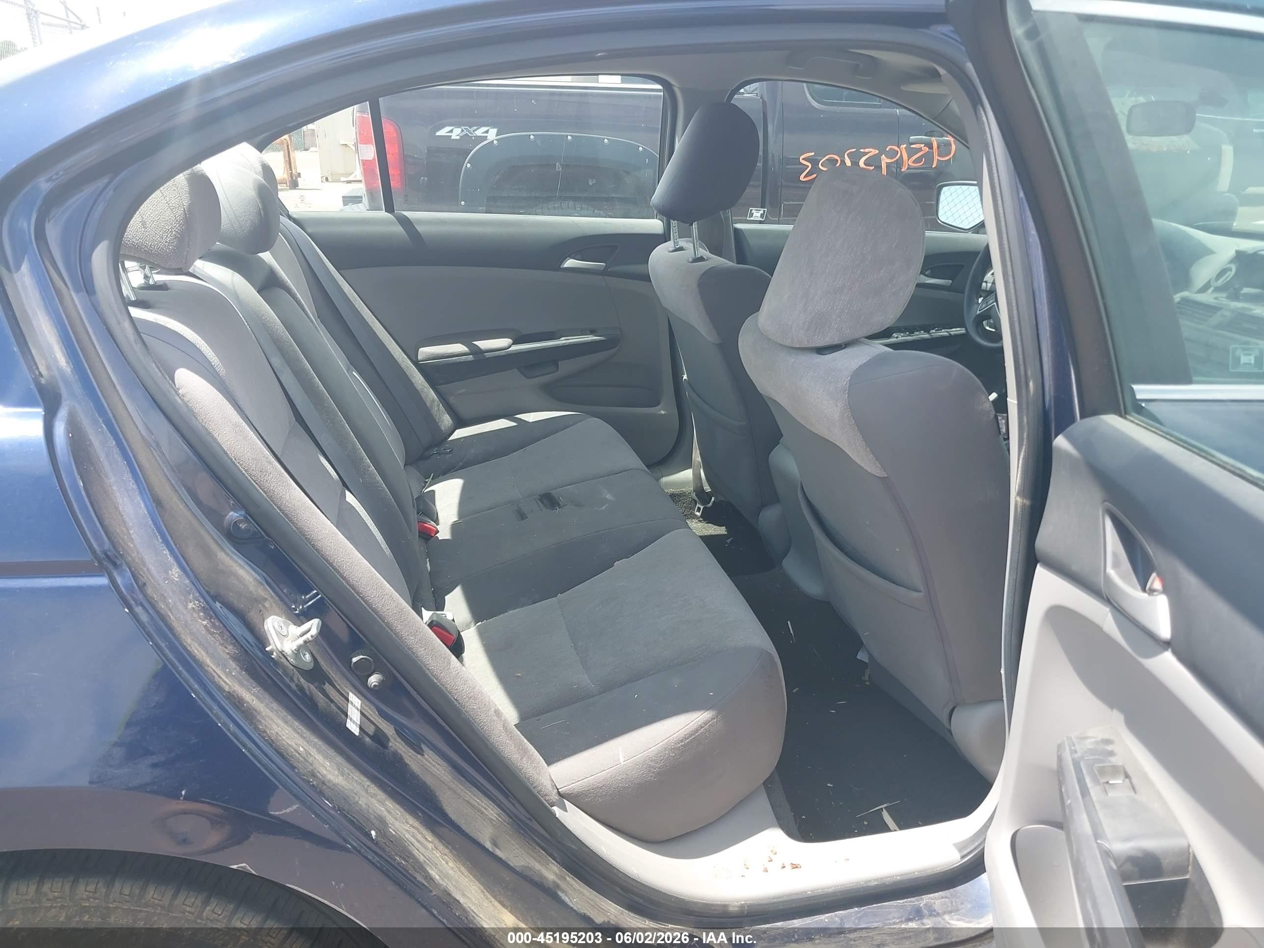2010 Honda Accord 2.4 Lx-p Blue vin: 1HGCP2F4XAA156476