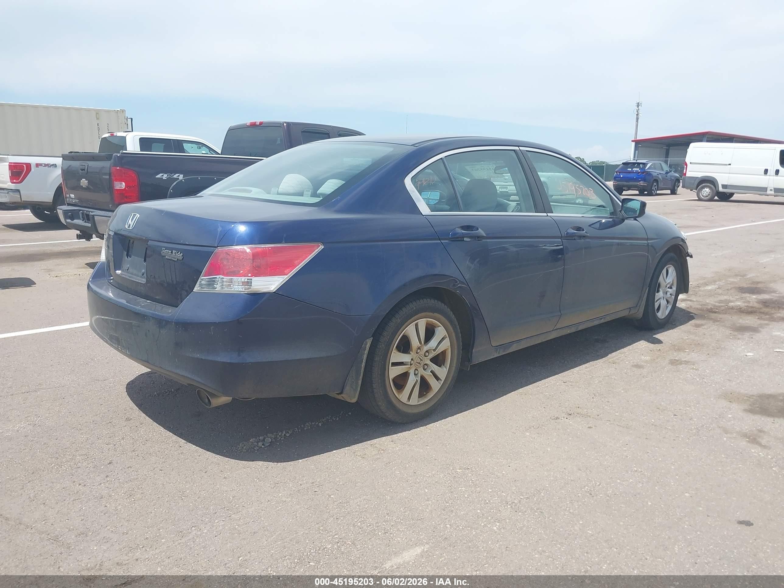 2010 Honda Accord 2.4 Lx-p Blue vin: 1HGCP2F4XAA156476