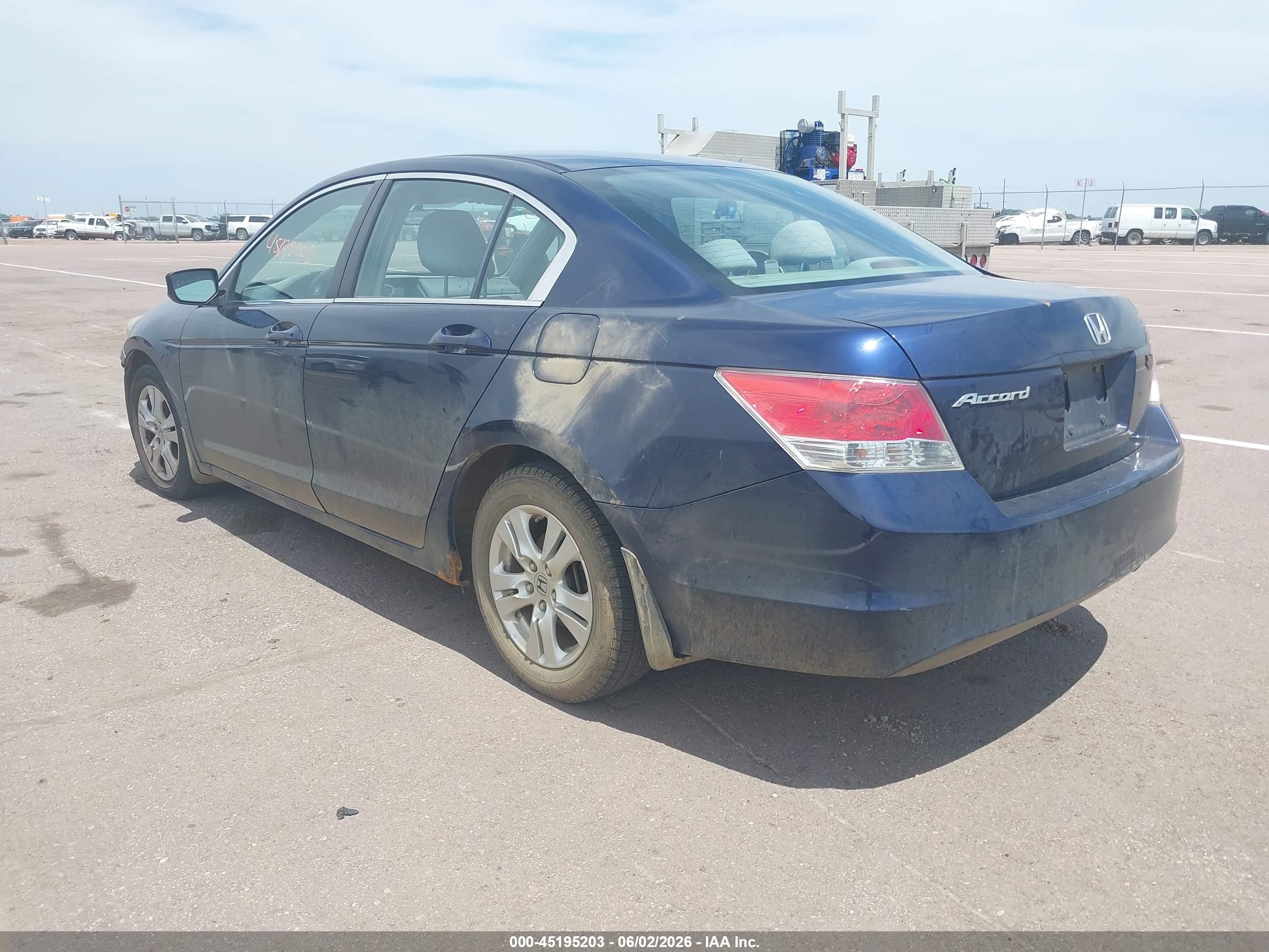 2010 Honda Accord 2.4 Lx-p Blue vin: 1HGCP2F4XAA156476