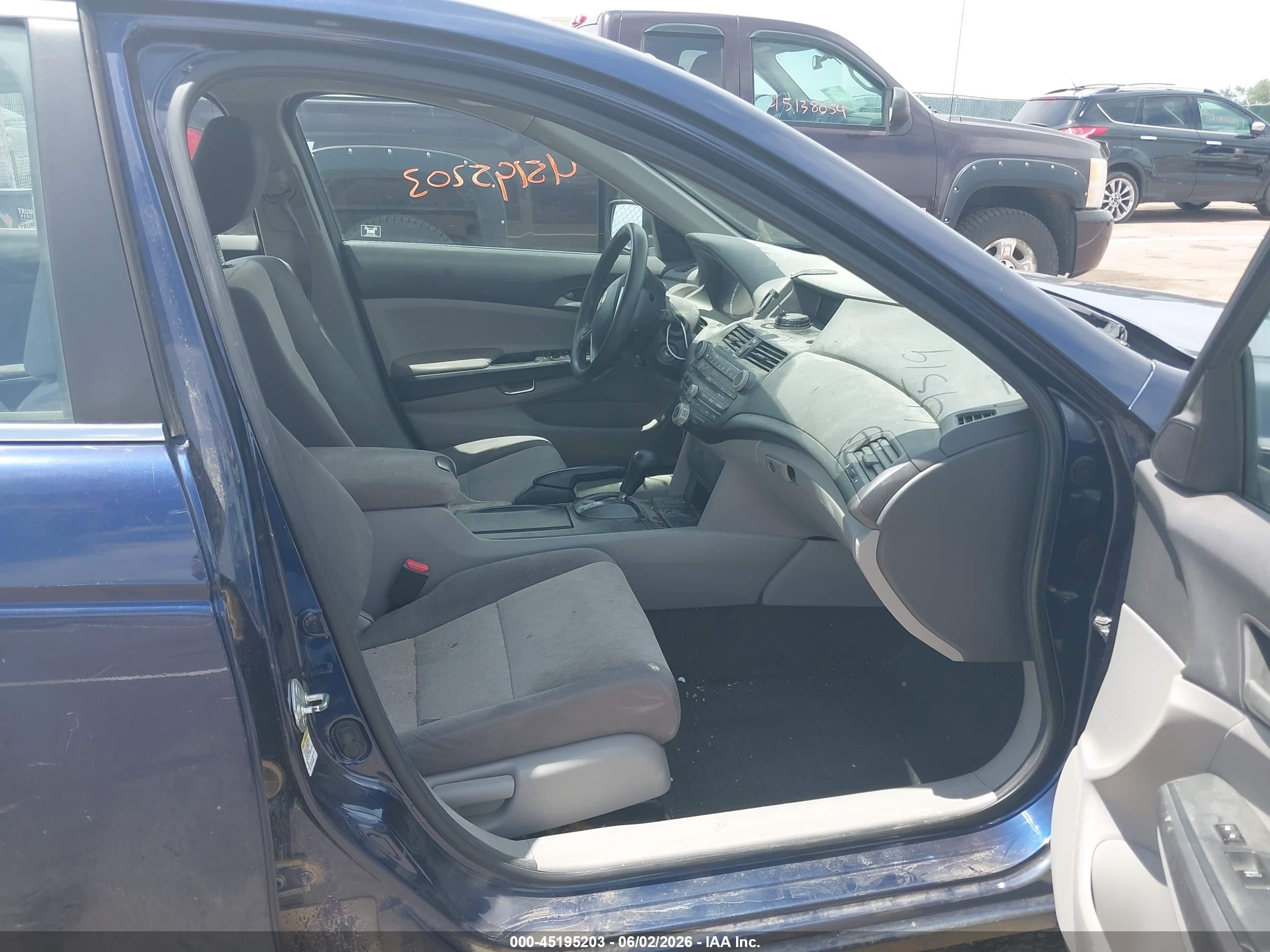 2010 Honda Accord 2.4 Lx-p Blue vin: 1HGCP2F4XAA156476