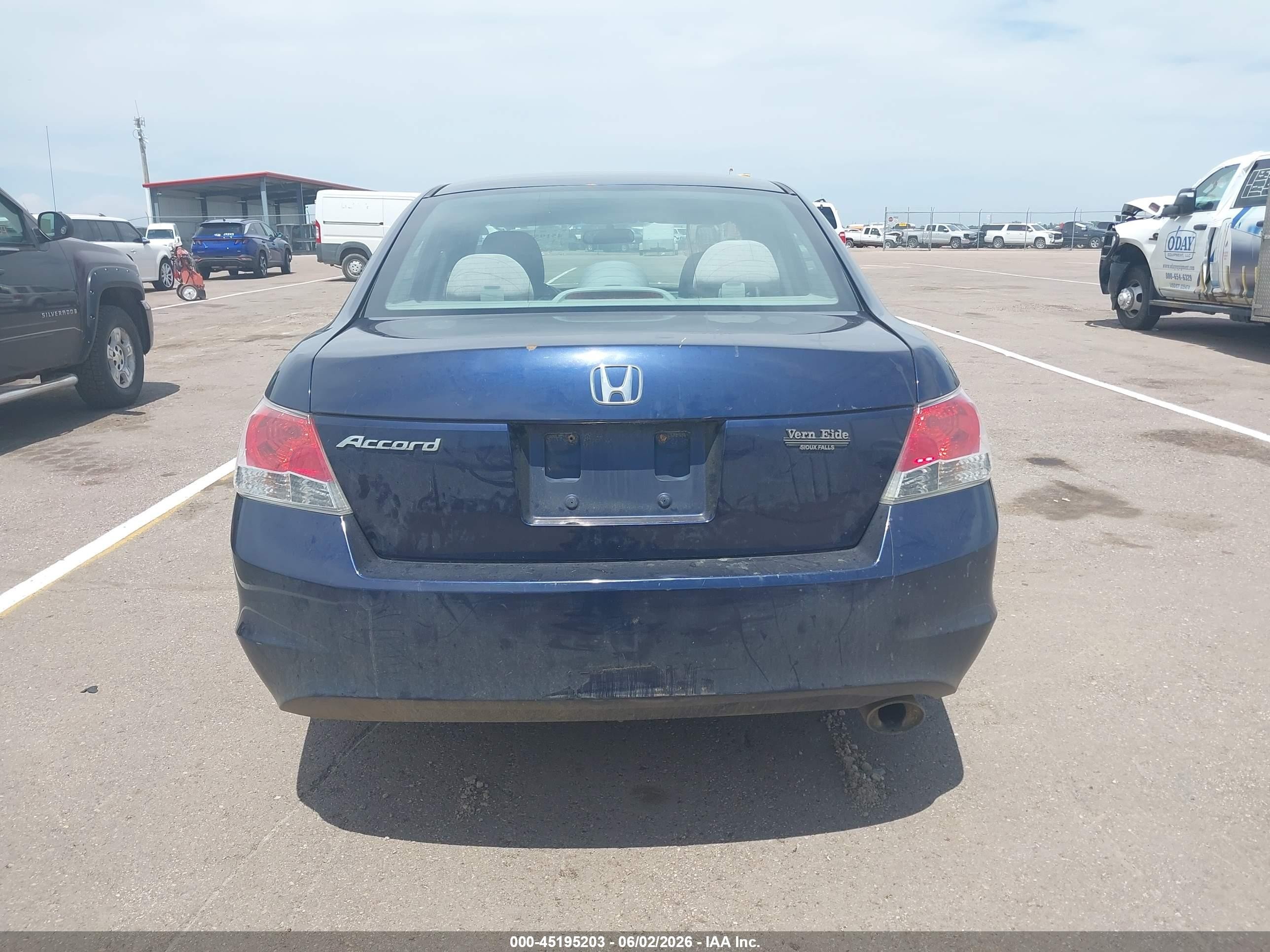 2010 Honda Accord 2.4 Lx-p Blue vin: 1HGCP2F4XAA156476