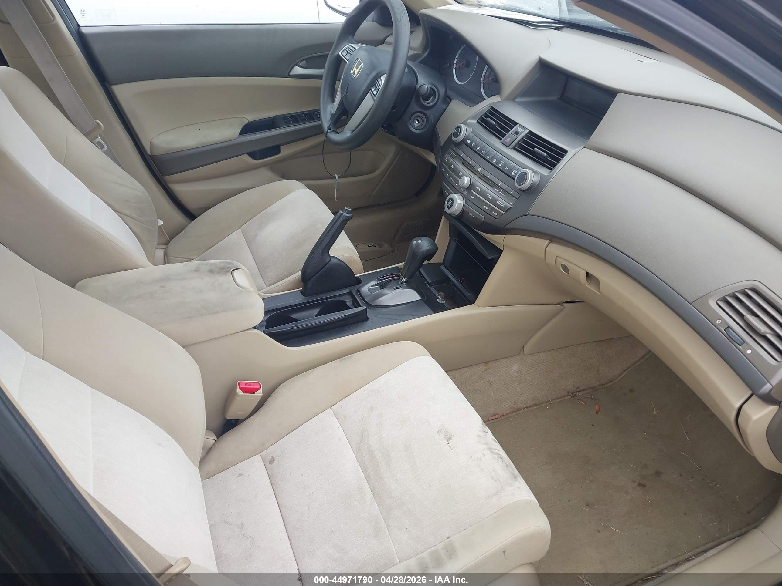 2010 Honda Accord 2.4 Lx-p Black vin: 1HGCP2F4XAA192958