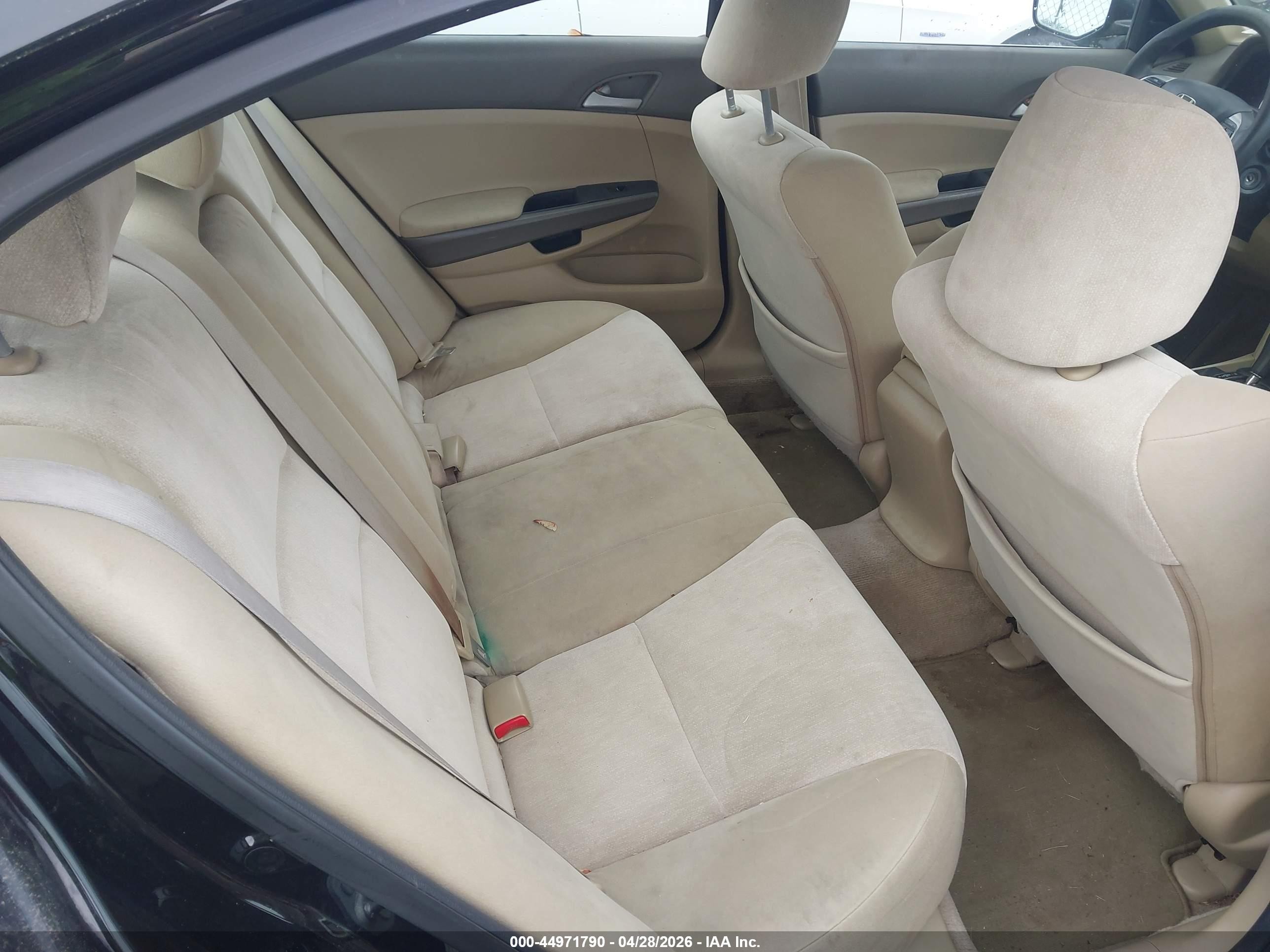 2010 Honda Accord 2.4 Lx-p Black vin: 1HGCP2F4XAA192958