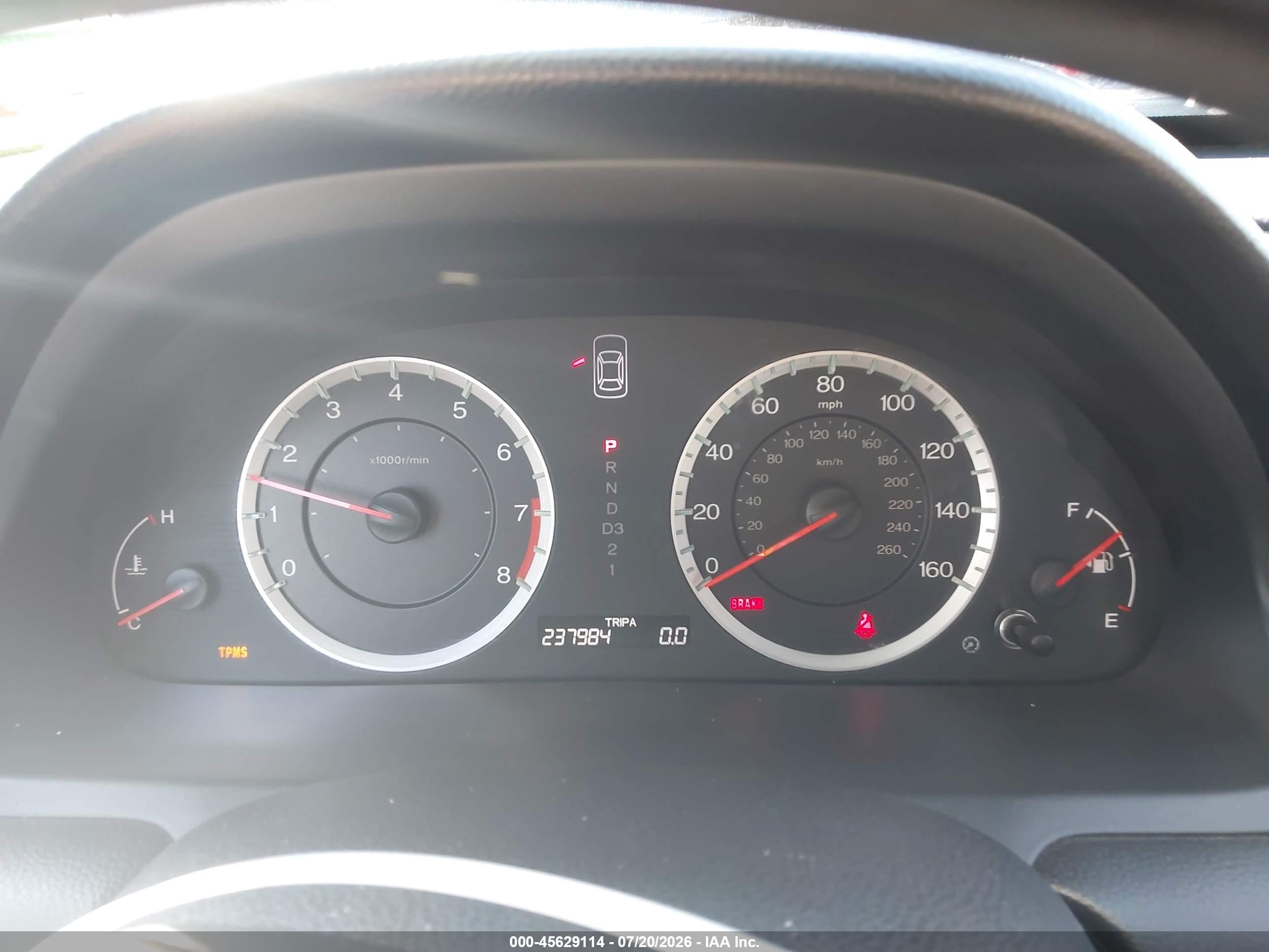 2011 Honda Accord 2.4 Lx-p Gray vin: 1HGCP2F4XBA002562
