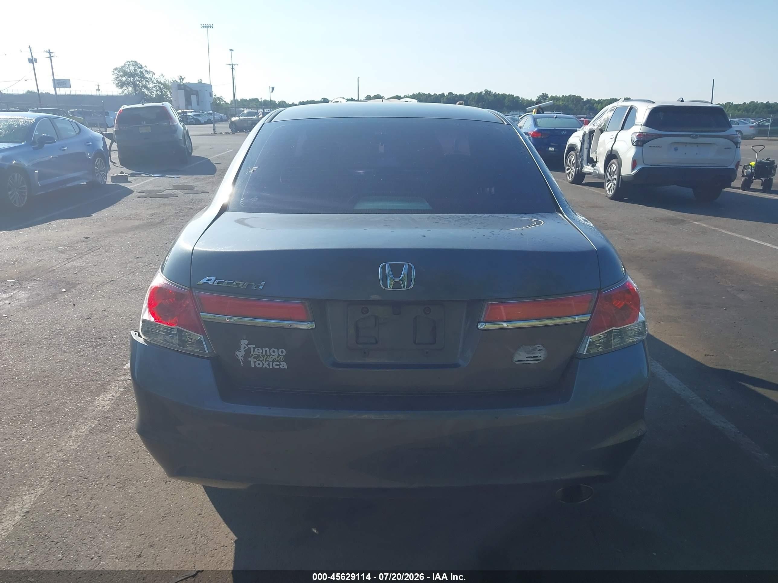 2011 Honda Accord 2.4 Lx-p Gray vin: 1HGCP2F4XBA002562