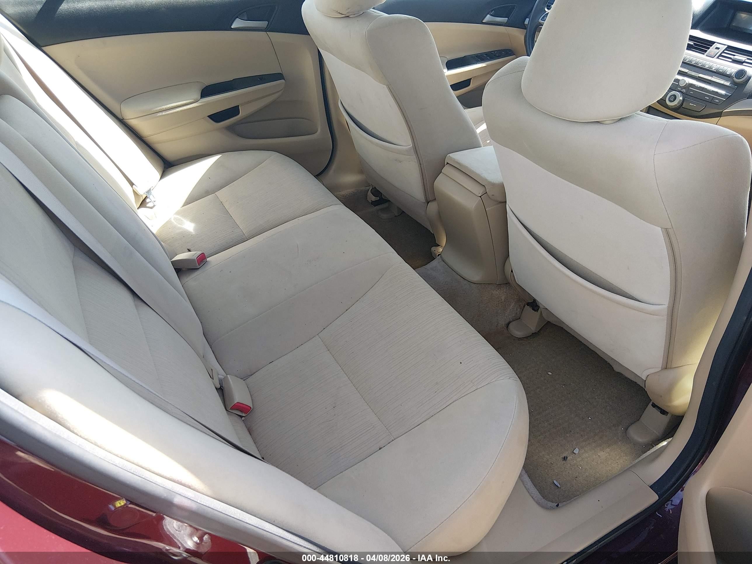 2011 Honda Accord 2.4 Lx-p Burgundy vin: 1HGCP2F4XBA042060