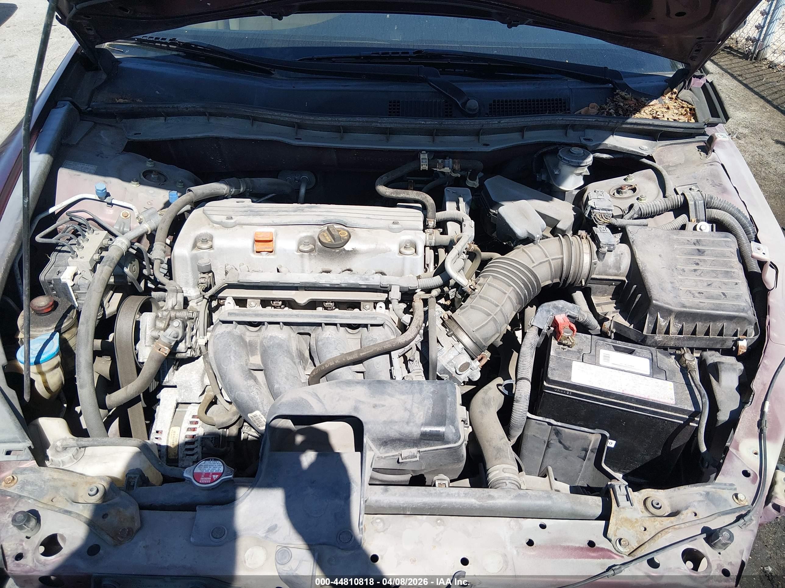 2011 Honda Accord 2.4 Lx-p Burgundy vin: 1HGCP2F4XBA042060
