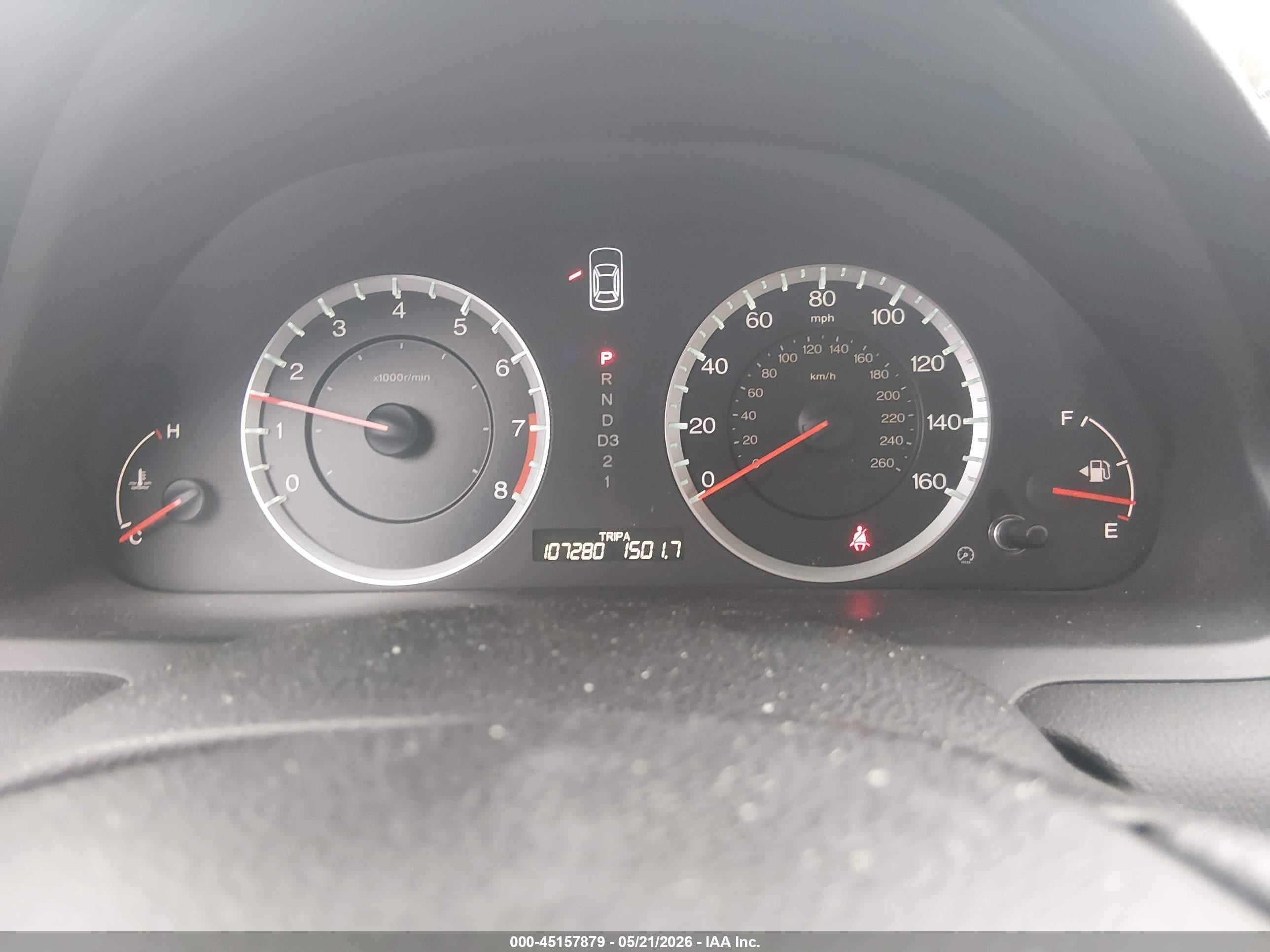2012 Honda Accord 2.4 Lx-p White vin: 1HGCP2F4XCA009240