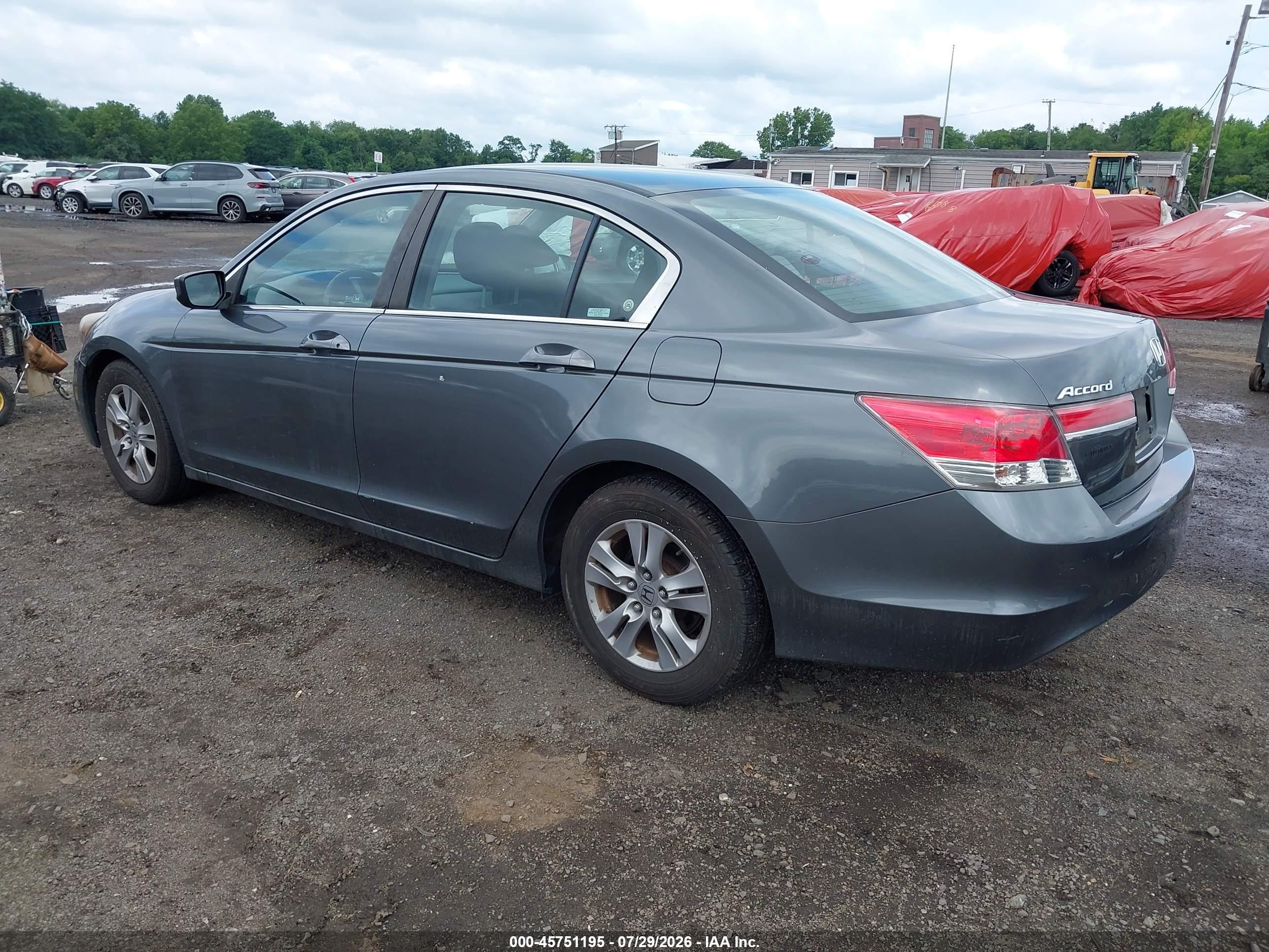 2012 Honda Accord 2.4 Lx-p Gray vin: 1HGCP2F4XCA052363