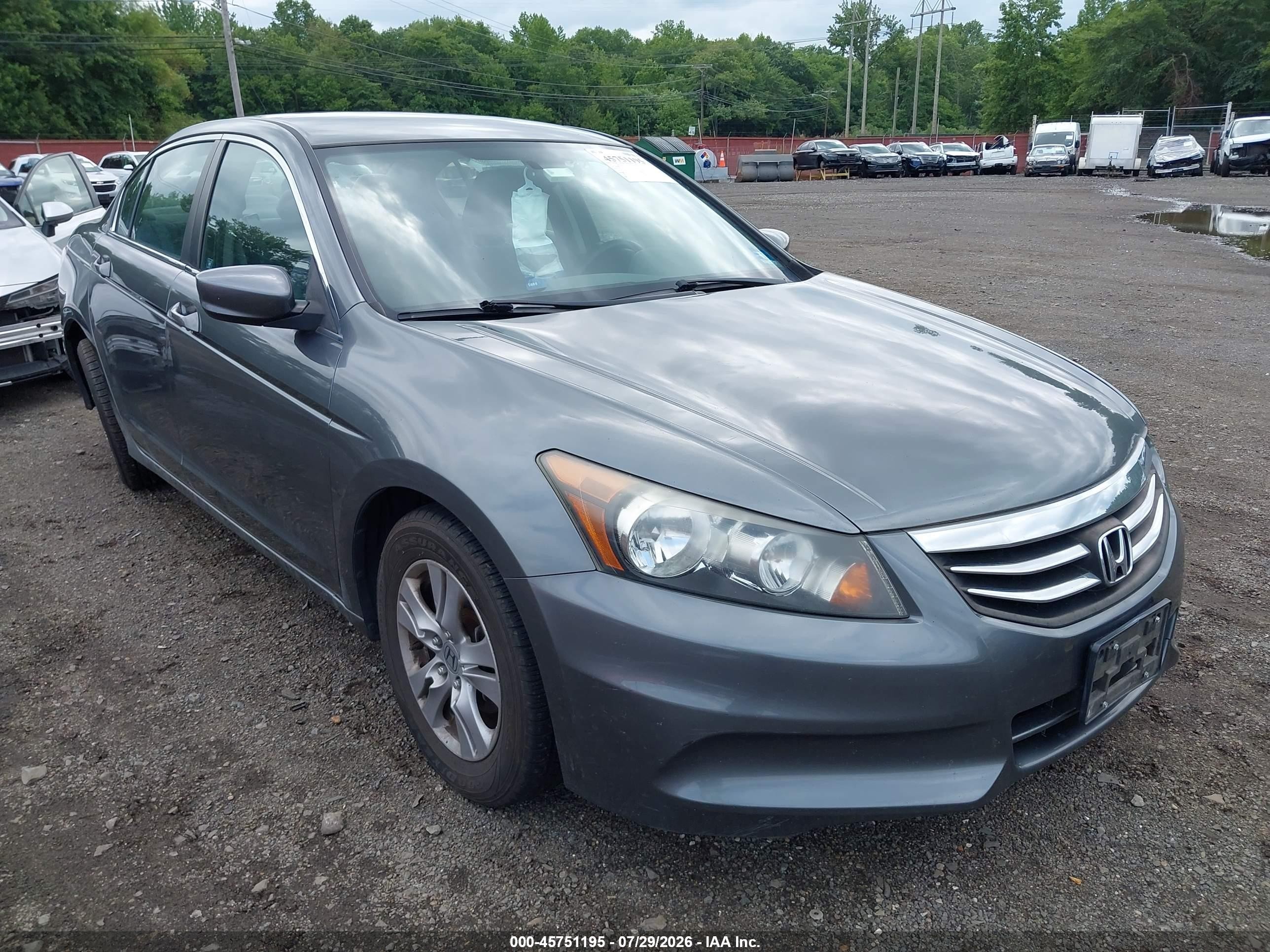 2012 Honda Accord 2.4 Lx-p Gray vin: 1HGCP2F4XCA052363