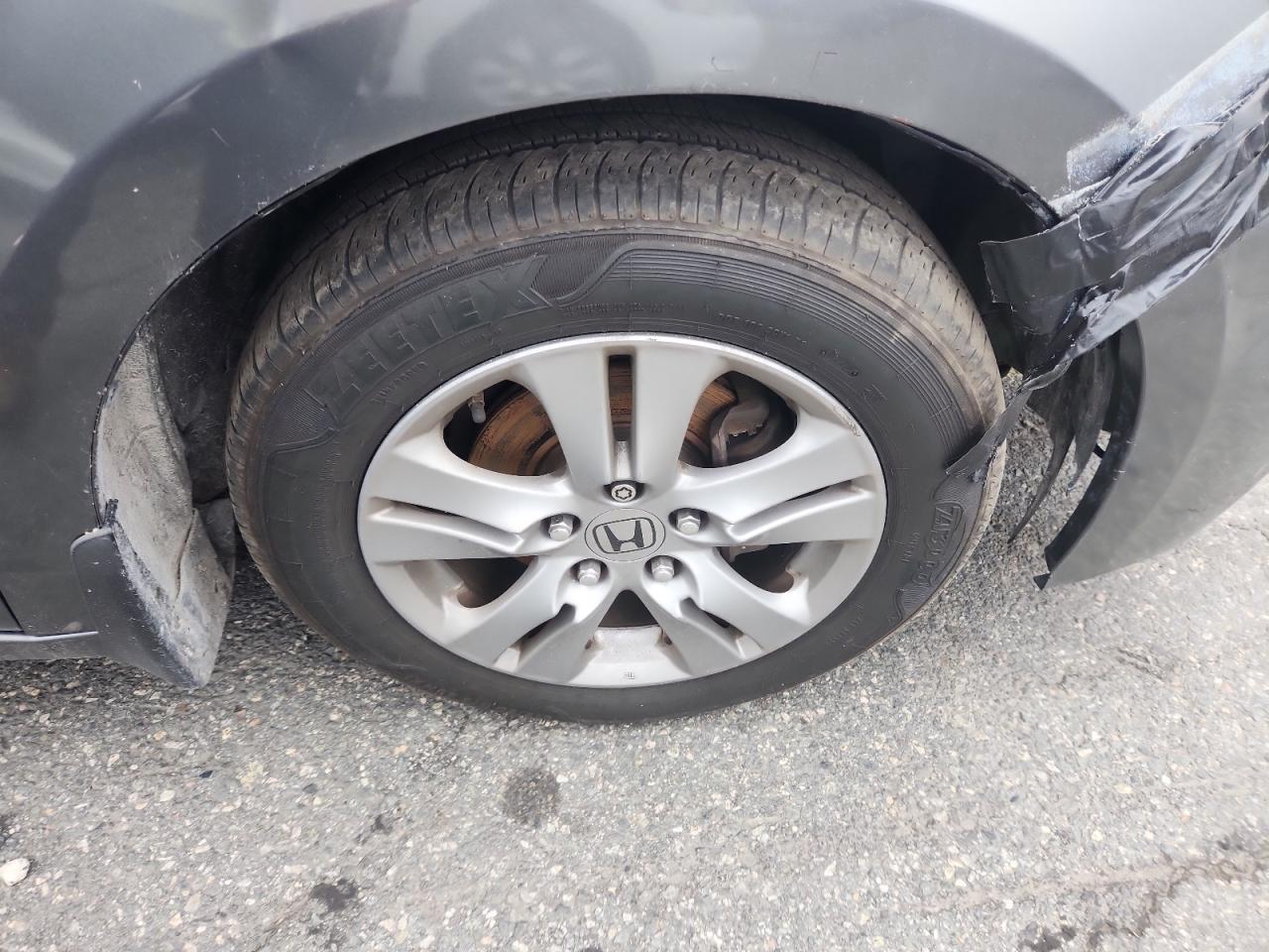 2012 Honda Accord Lxp Charcoal vin: 1HGCP2F4XCA072130 Damage: Right Front Wheel, Curb Rash, 4 To 5 Inches
